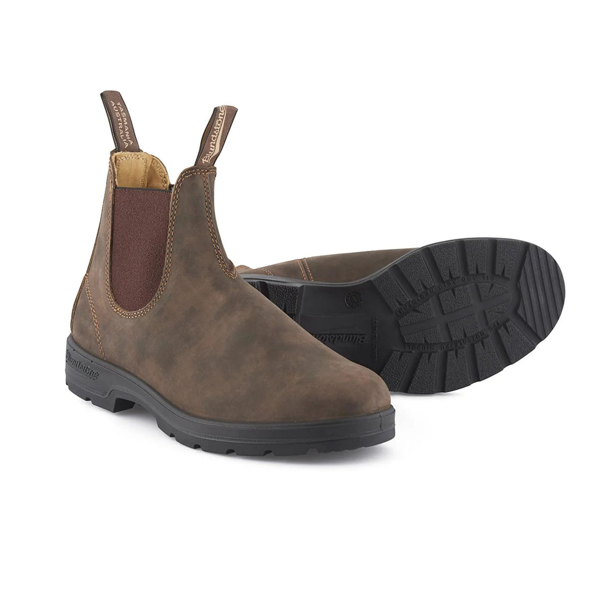 Blundstone Men's Classic Rustic Leather Boots Rustic Black / UK 8-Rustic Black / UK 9-Rustic Black / UK 10-Rustic Black / UK 11-Rustic Black / UK 12 #- 53 Degrees North