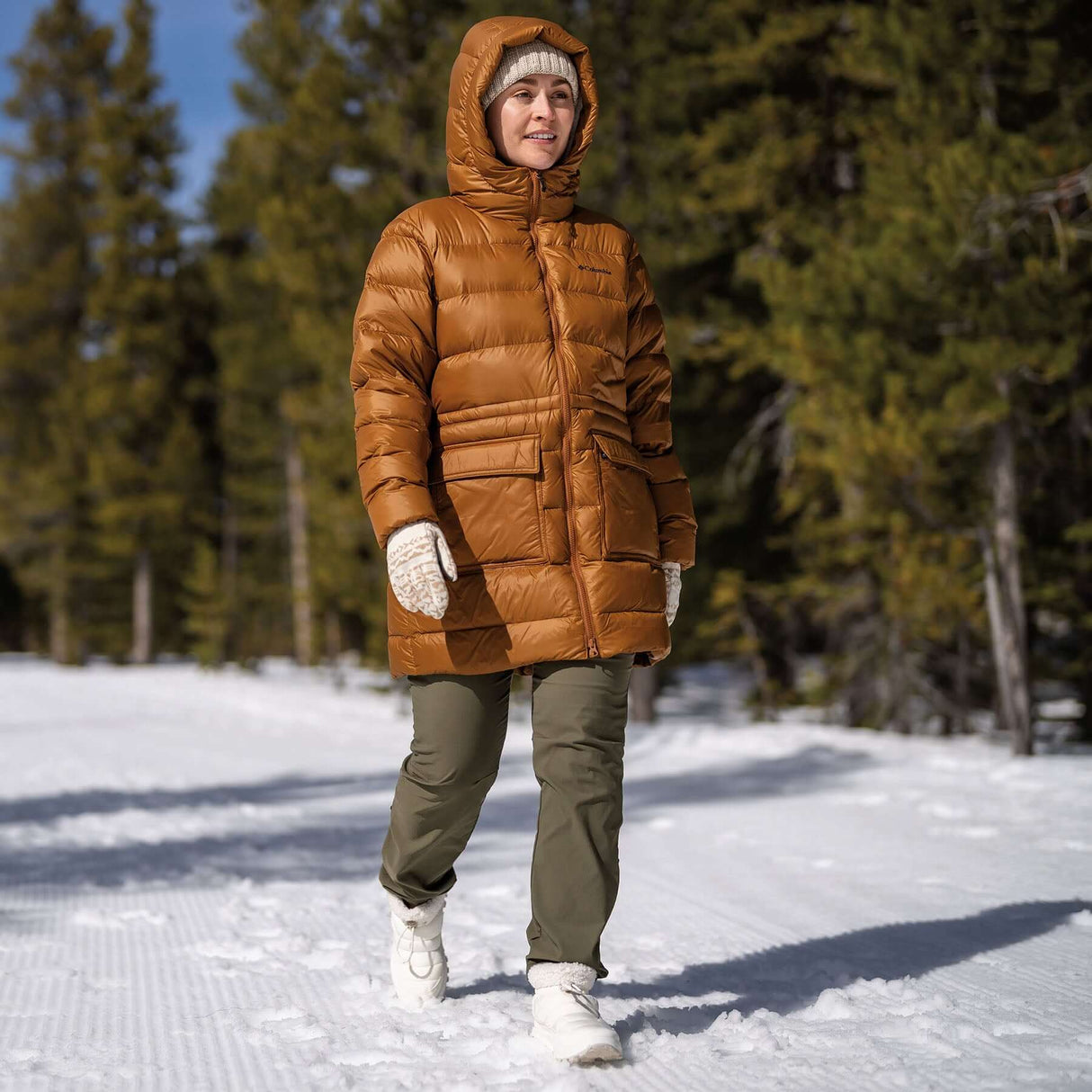 Columbia Women's Harmony Falls Mid Down Jacket Camel Brown / X-Small-Camel Brown / Small-Camel Brown / Medium-Camel Brown / Large-Camel Brown / X-Large #- 53 Degrees North