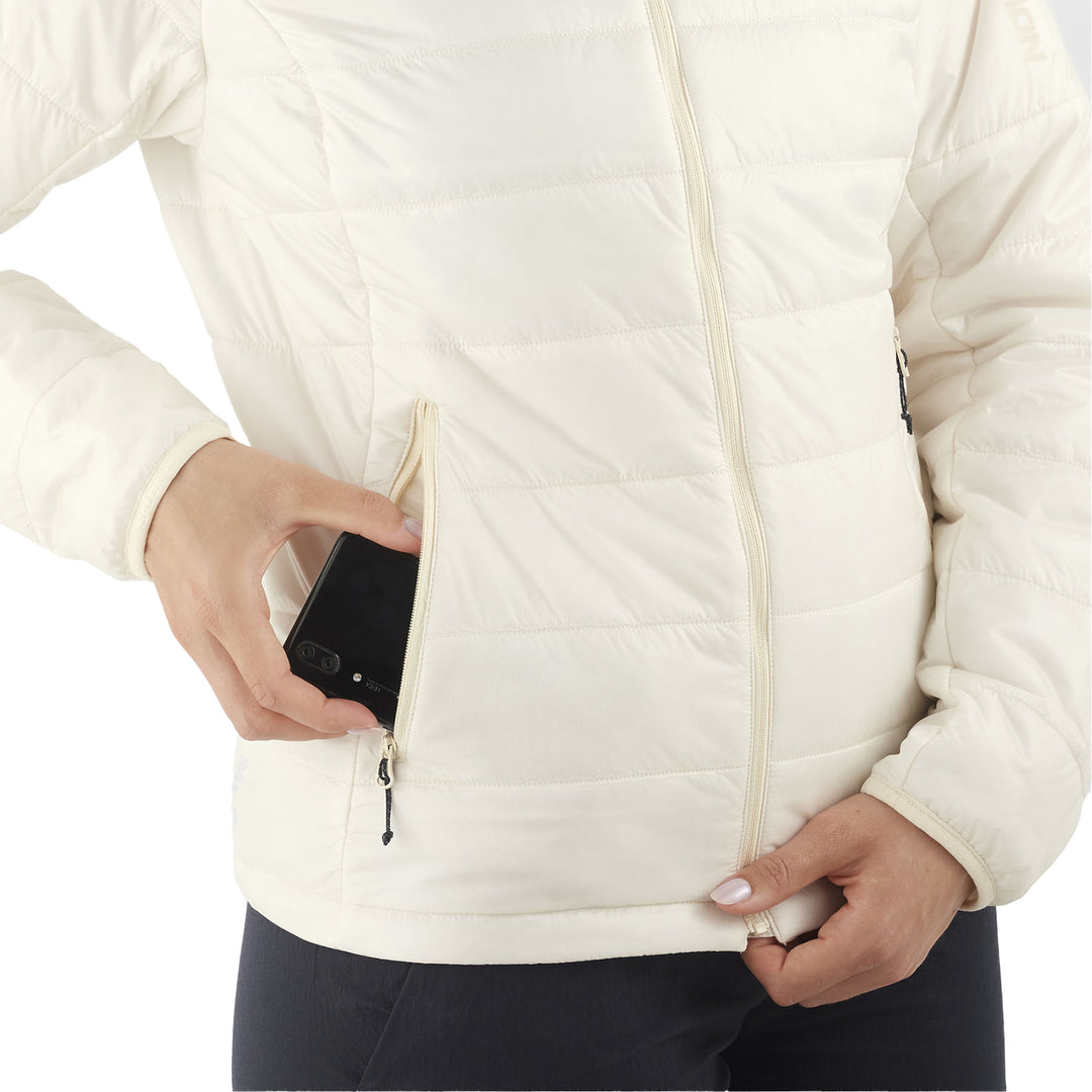 Women's Outline Hooded Insulated Jacket