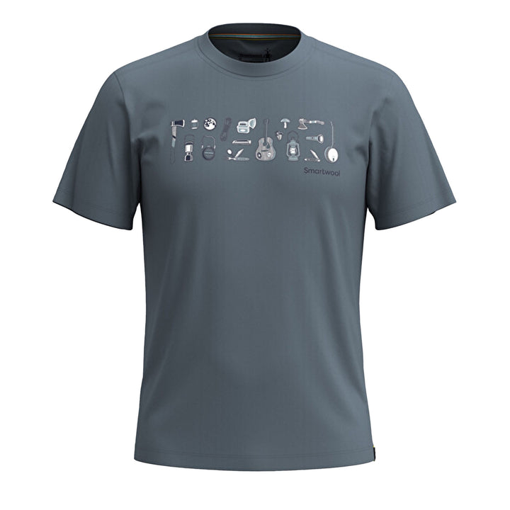 Smartwool Men's Gone Camping Graphic Short Sleeve Tee #color_pewter-blue