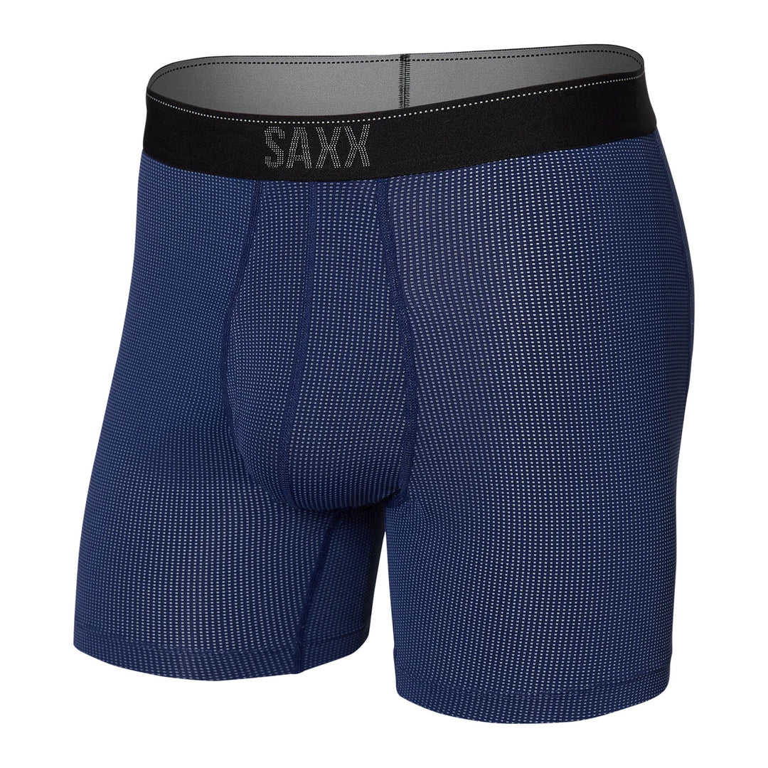 Saxx Men's Quest Boxer Biefs #color_midnight-blue-ii