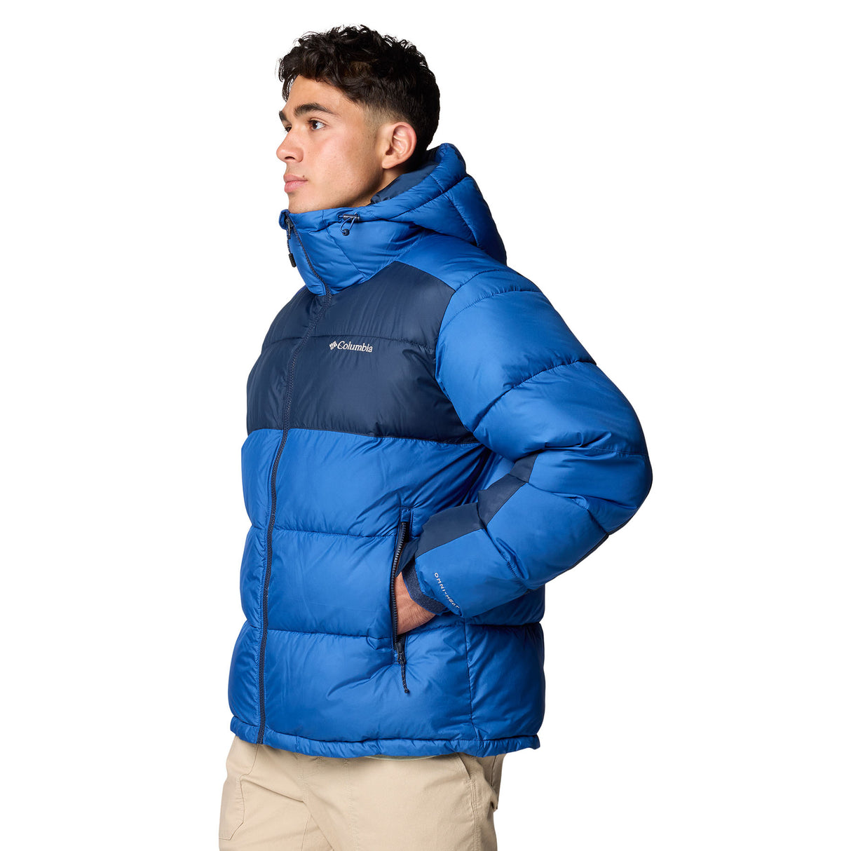 Columbia Men's Pike Lake II Hooded Jacket Mountain Blue/Collegiate Navy / Small-Mountain Blue/Collegiate Navy / Medium-Mountain Blue/Collegiate Navy / Large-Mountain Blue/Collegiate Navy / X-Large-Mountain Blue/Collegiate Navy / XX-Large #- 53 Degrees North