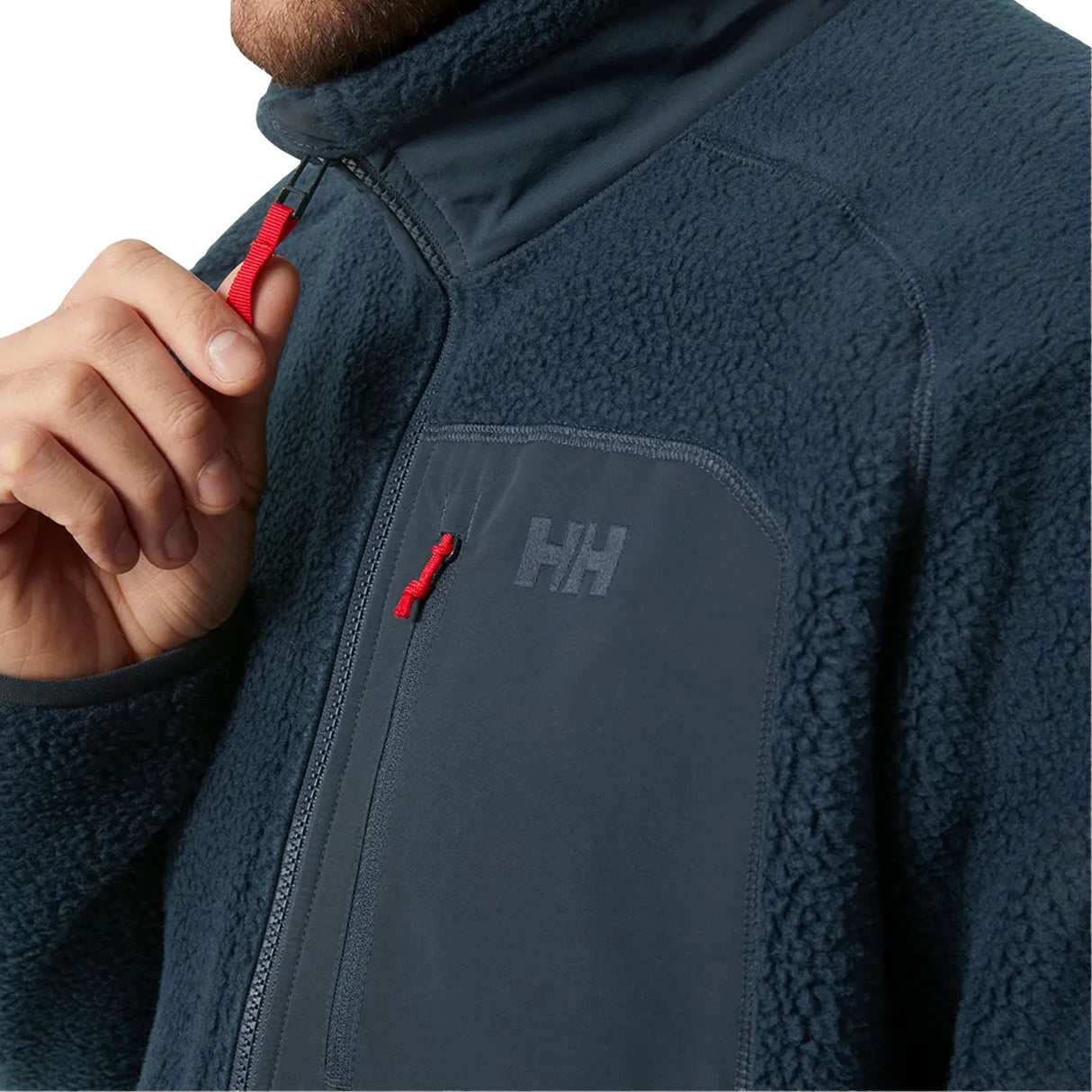 Helly Hansen Men's Panorama Pile Block Jacket Navy / Small - 53 Degrees North