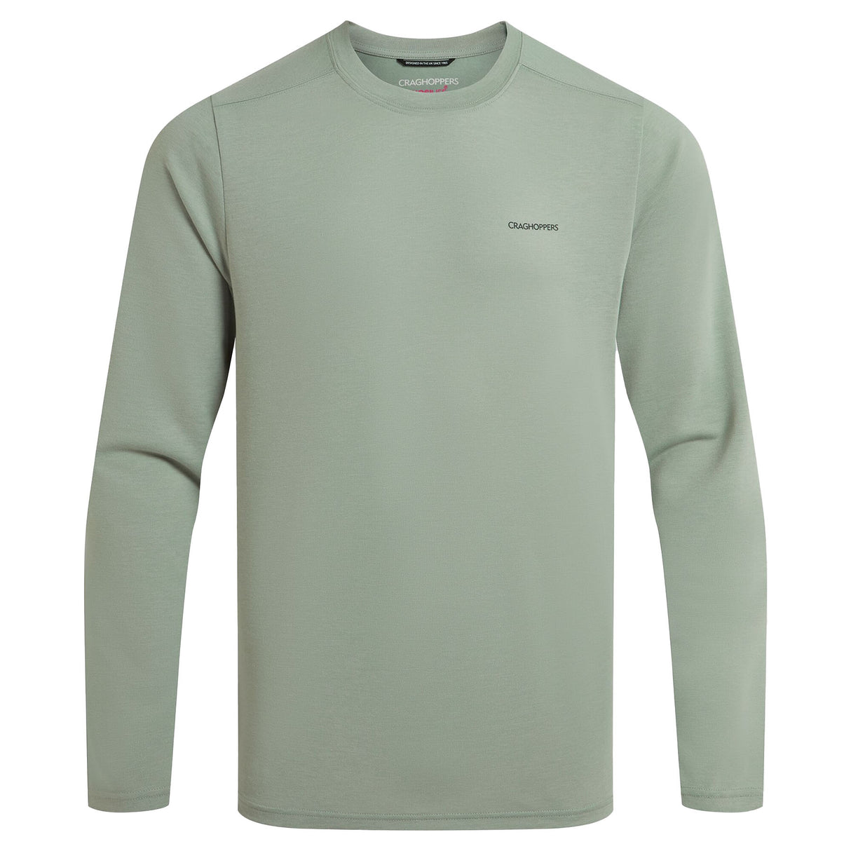 Craghoppers Men's Nosilife Abel Long Sleeve T-Shirt Lichen Green / Small-Lichen Green / Medium-Lichen Green / Large-Lichen Green / X-Large-Lichen Green / XX-Large #- 53 Degrees North