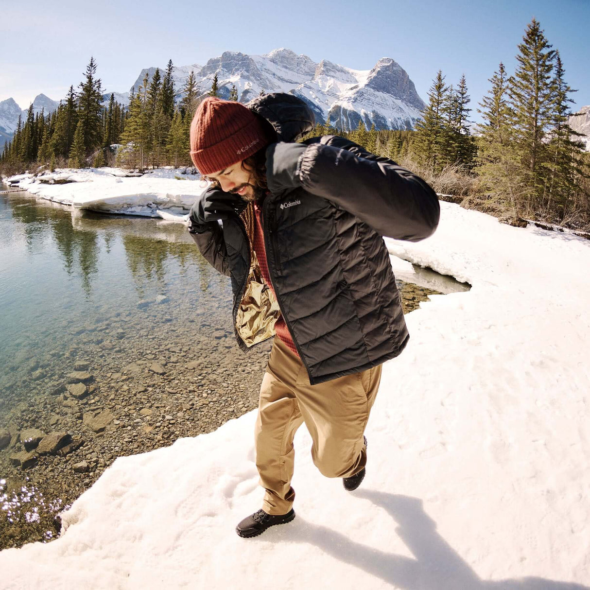 Columbia Men's Labyrinth Loop II Insulated Hooded Jacket Black / Small-Black / Medium-Black / Large-Black / X-Large-Black / XX-Large #- 53 Degrees North