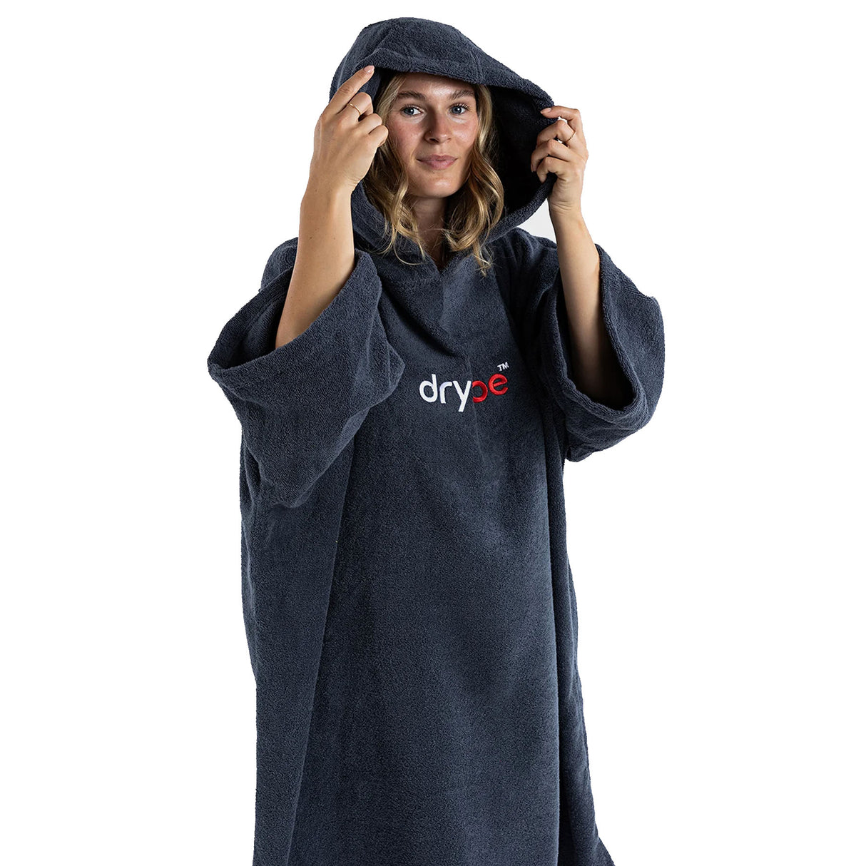 Dryrobe Organic Cotton Towel Robe Navy / Medium-Navy / Large-Pink / Medium #- 53 Degrees North