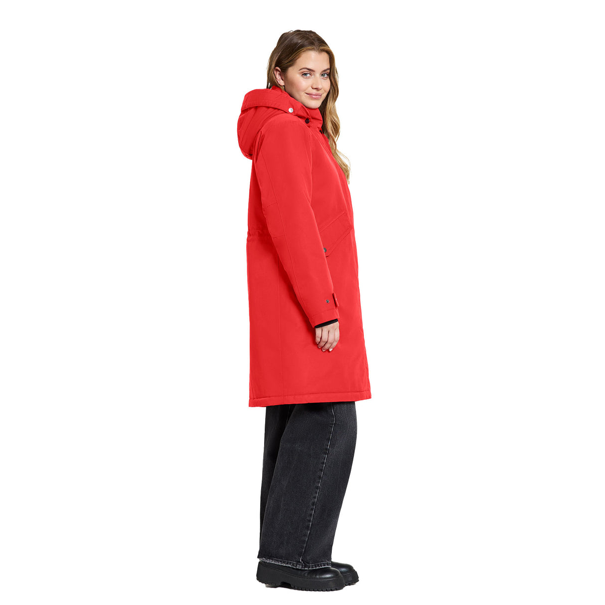 Didriksons Women's Josefine Parka Jacket Pomme Red / X-Small-Pomme Red / Small-Pomme Red / Medium-Pomme Red / Large-Pomme Red / X-Large #- 53 Degrees North