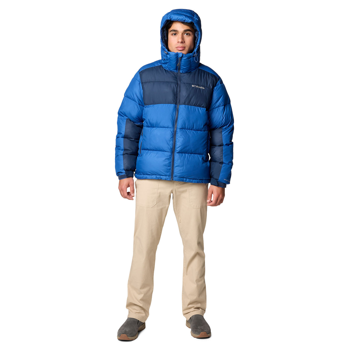 Columbia Men's Pike Lake II Hooded Jacket Mountain Blue/Collegiate Navy / Small-Mountain Blue/Collegiate Navy / Medium-Mountain Blue/Collegiate Navy / Large-Mountain Blue/Collegiate Navy / X-Large-Mountain Blue/Collegiate Navy / XX-Large #- 53 Degrees North
