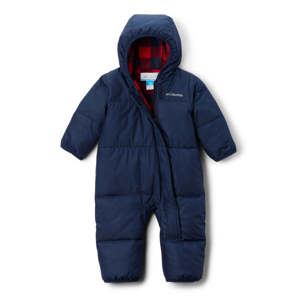 Columbia Kids' Snuggly Bunny II Insulated Bunting White Madras Tonal/Chalk / 3-6 Months-White Madras Tonal/Chalk / 6-12 Months-White Madras Tonal/Chalk / 12-18 Months-White Madras Tonal/Chalk / 18-24 Months-Coll Navy/Mountain Red Check / 3-6 Months #- 53 Degrees North
