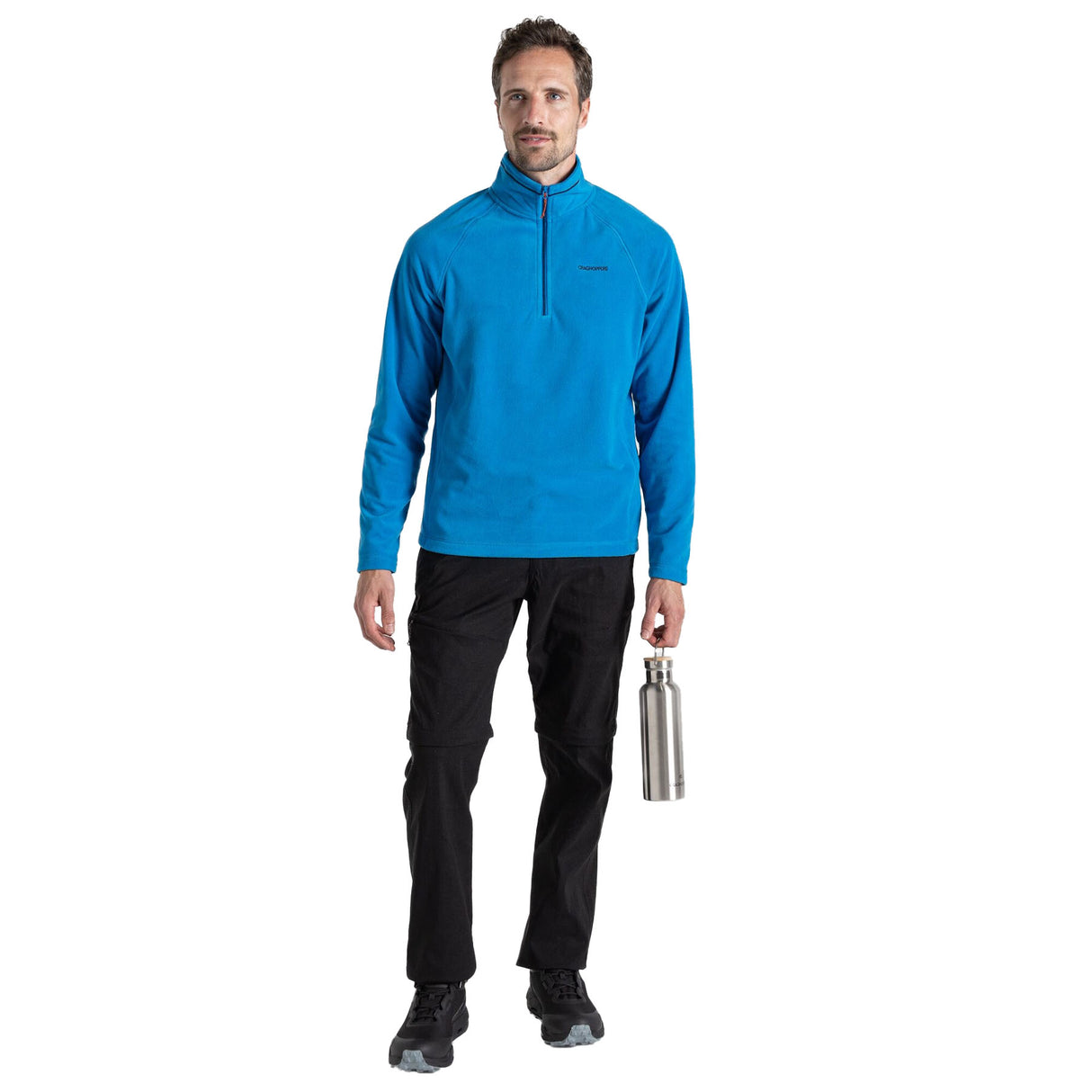 Craghoppers Men's Corey VI Half Zip Fleece Pullover Black / Small-Black / Medium-Black / Large-Black / X-Large-Black / XX-Large #- 53 Degrees North