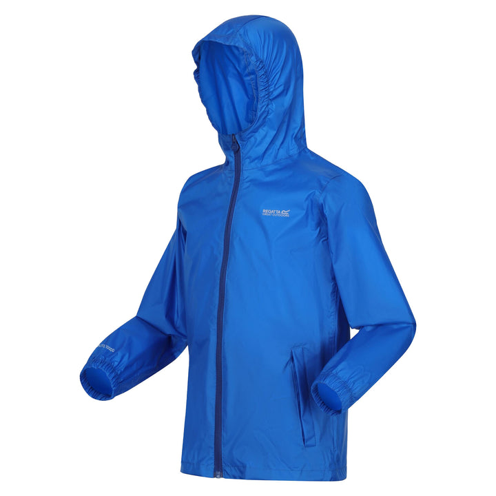 Regatta Kids' Pack It Waterproof Packaway Jacket #color_oxford-blue-new-royal