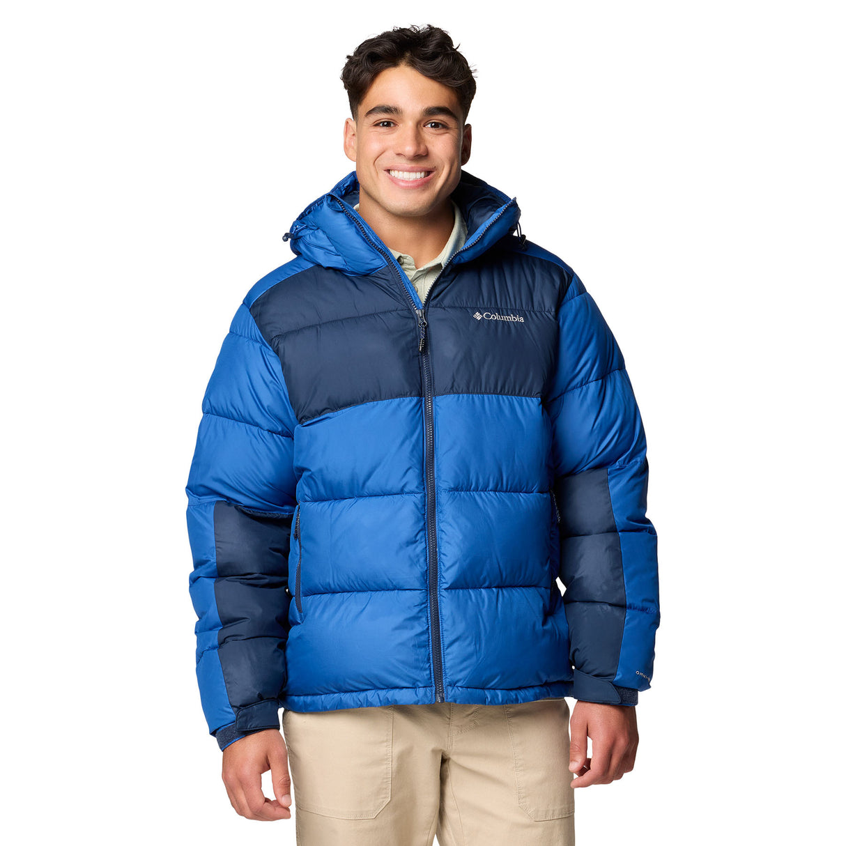Columbia Men's Pike Lake II Hooded Jacket Mountain Blue/Collegiate Navy / Small-Mountain Blue/Collegiate Navy / Medium-Mountain Blue/Collegiate Navy / Large-Mountain Blue/Collegiate Navy / X-Large-Mountain Blue/Collegiate Navy / XX-Large #- 53 Degrees North