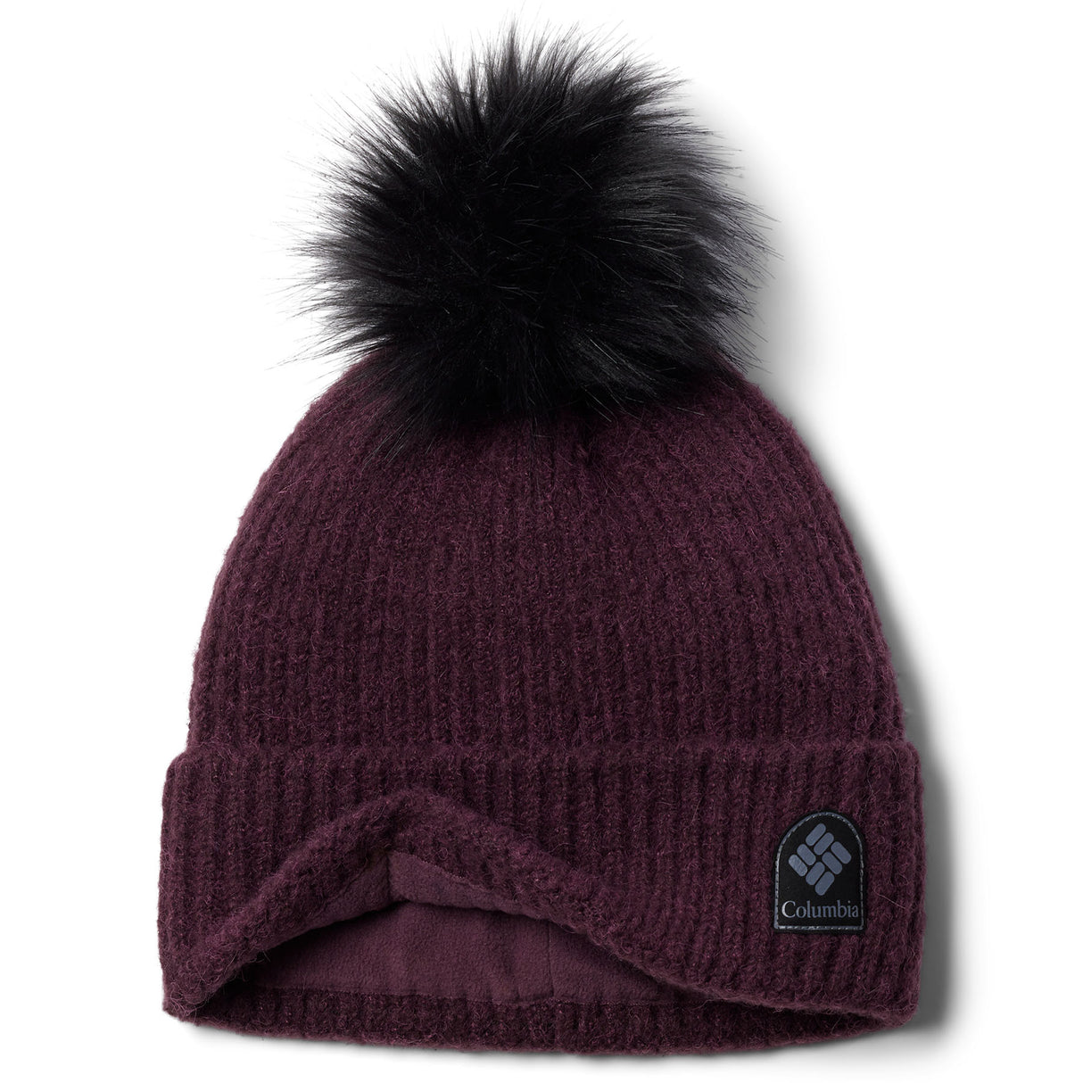 Columbia Winter Blur Pom Pom Beanie Black-Daredevil-Moonvista #- 53 Degrees North