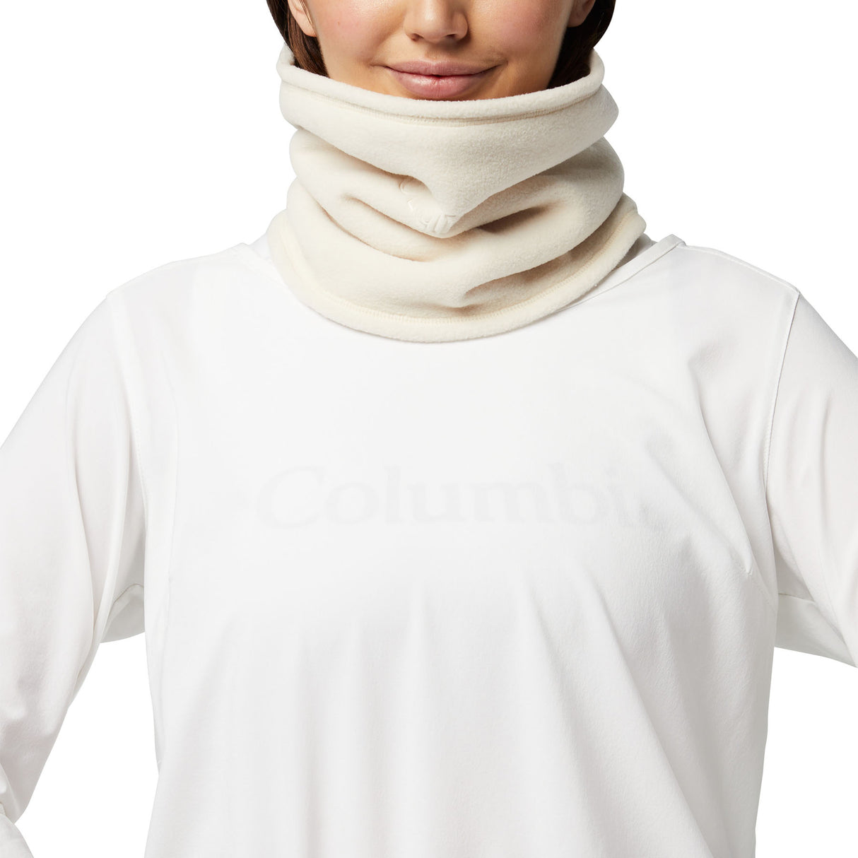 Columbia Fast Trek II Neck Gaiter Black-Chalk-Pink Agave #- 53 Degrees North