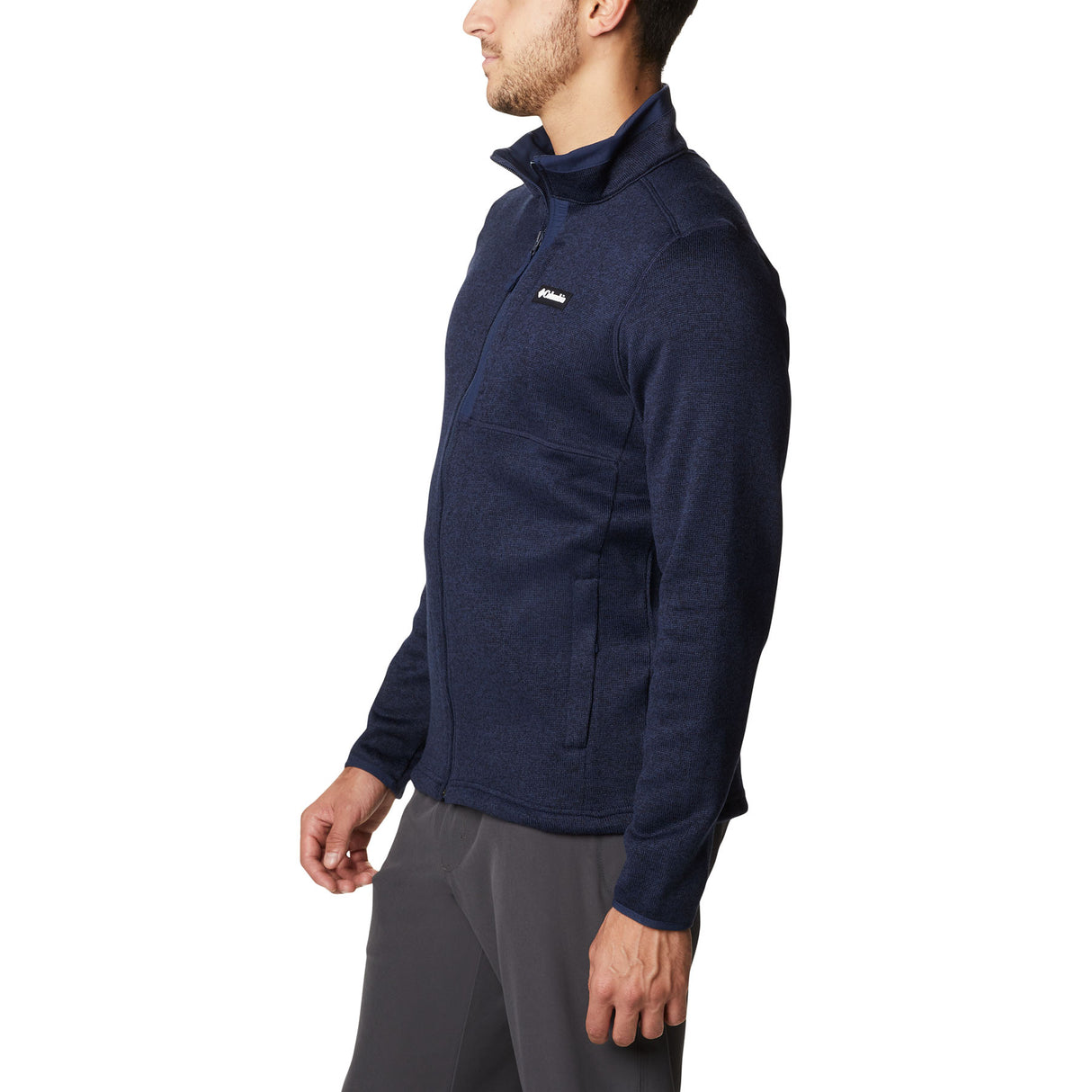 Columbia Men's Sweater Weather Full Zip Jacket Black Heather / Small-Black Heather / Medium-Black Heather / Large-Black Heather / X-Large-Black Heather / XX-Large #- 53 Degrees North