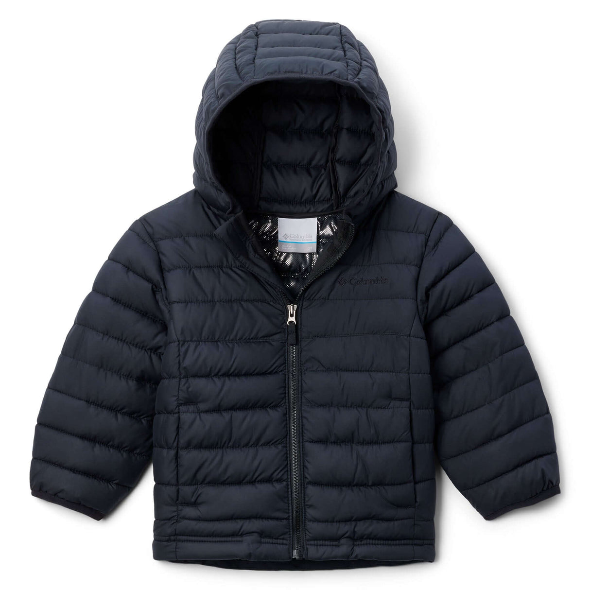 Columbia Kids' Powder Lite II Hooded Jacket Black / Age 4-5-Black / Age 6-7-Black / Age 8-9-Black / Age 10-12-Black / Age 14-16 #- 53 Degrees North