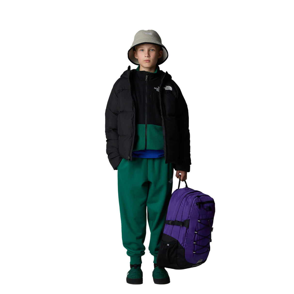 The North Face Boys' North Down Hooded Jacket TNF Black / Age 5-6-TNF Black / Age 7-8-TNF Black / Age 9-10-TNF Black / Age 11-12-TNF Black / Age 13-14 #- 53 Degrees North