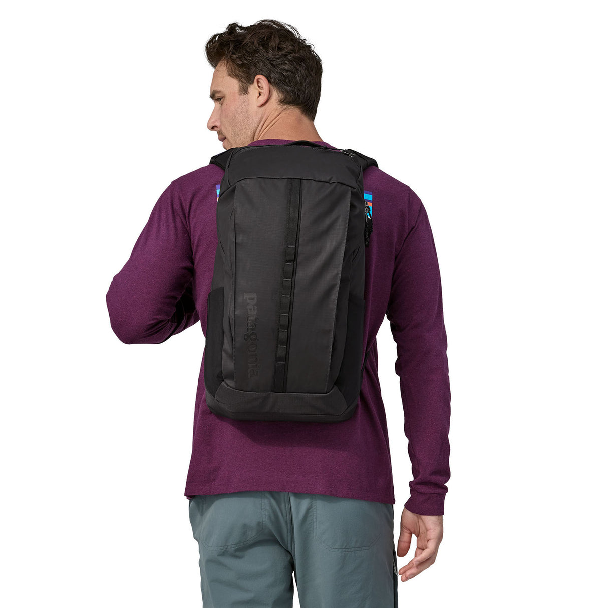Patagonia Black Hole Backpack 25L Endless Blue-Dulse Mauve-Black #- 53 Degrees North