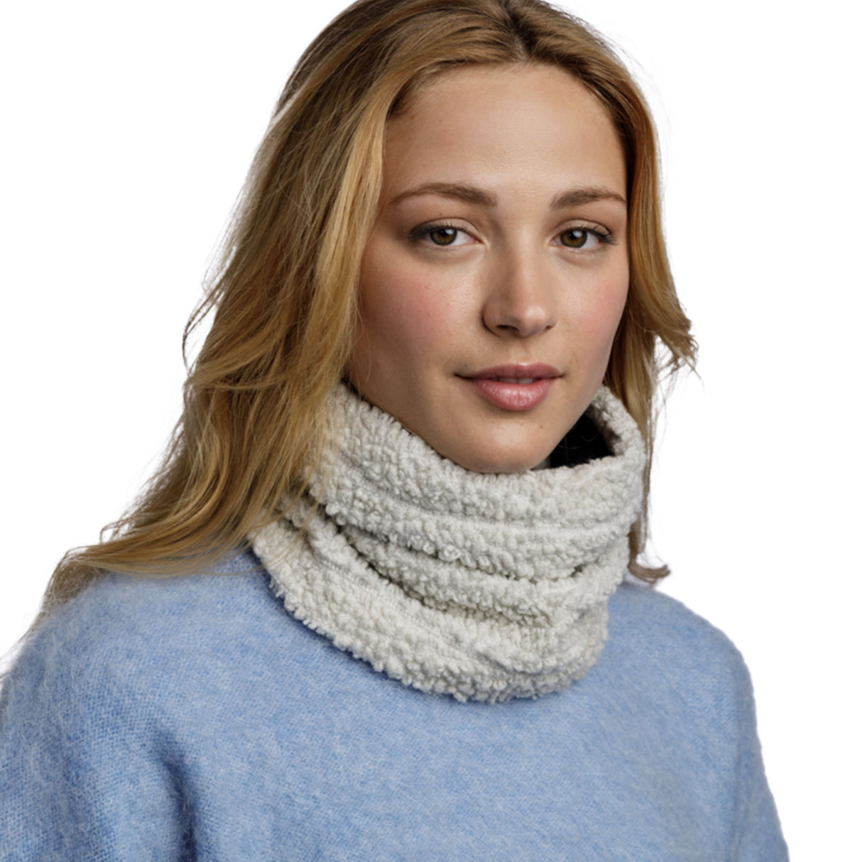 BUFF Switch Polar Neck Gaiter Solid Ice-Sold Black #- 53 Degrees North