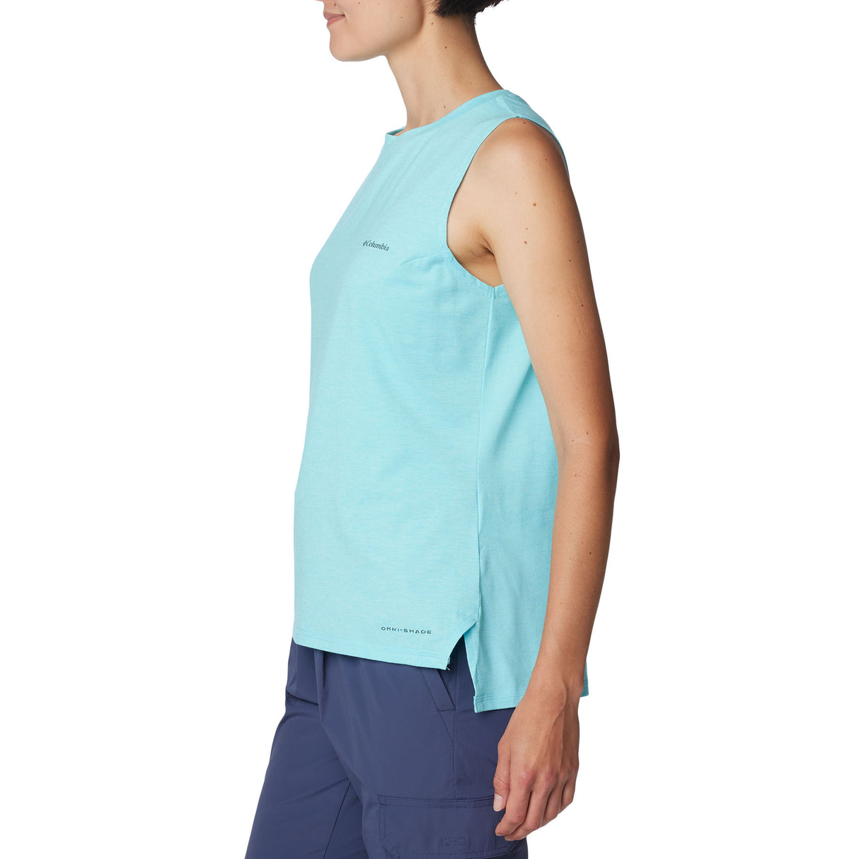 Columbia Women's Sun Trek Tank Aquamarine Heather / X-Small-Aquamarine Heather / Small-Aquamarine Heather / Medium-Aquamarine Heather / Large-Aquamarine Heather / X-Large #- 53 Degrees North