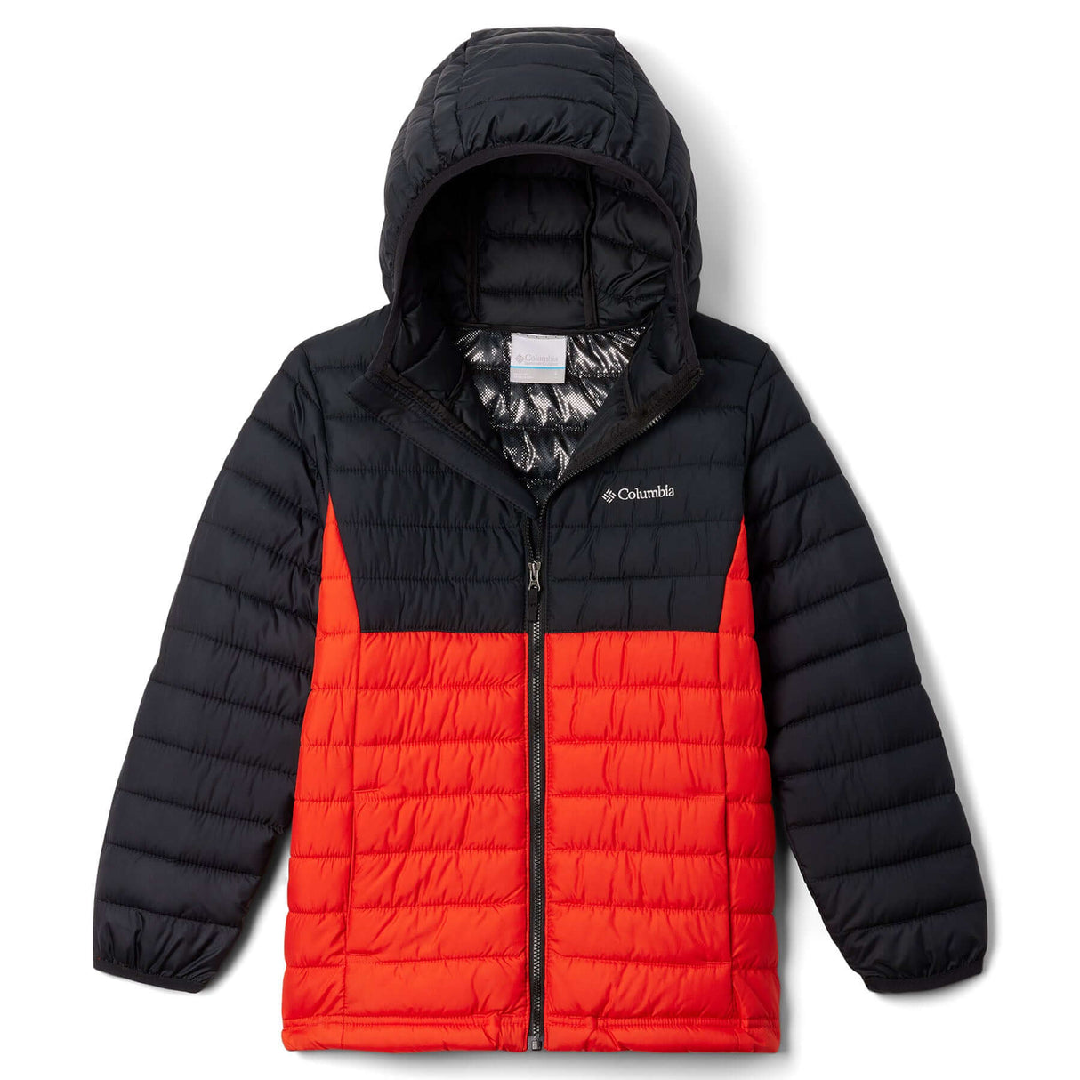 Columbia Kids' Powder Lite II Hooded Jacket Black / Age 4-5-Black / Age 6-7-Black / Age 8-9-Black / Age 10-12-Black / Age 14-16 #- 53 Degrees North