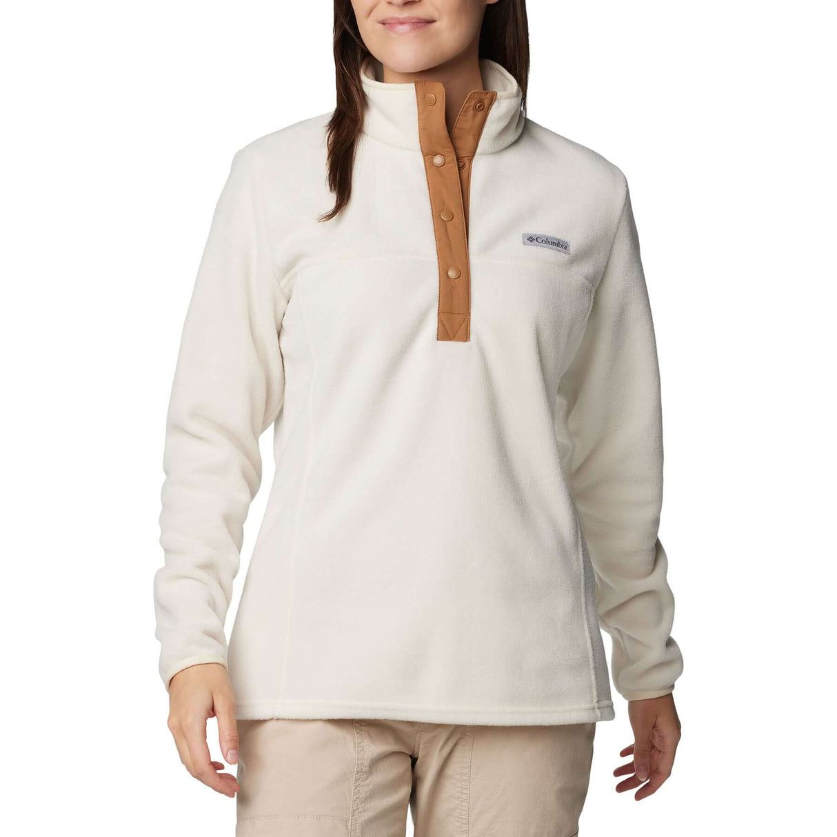 Columbia Women's Benton Springs 1/2 Snap Pullover Lavender Pearl/Share Purple/Shark / X-Small-Lavender Pearl/Share Purple/Shark / Small-Lavender Pearl/Share Purple/Shark / Medium-Lavender Pearl/Share Purple/Shark / Large-Lavender Pearl/Share Purple/Shark / X-Large #- 53 Degrees North