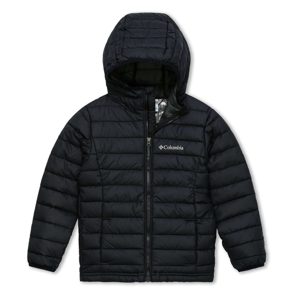 Columbia Kids' Powder Lite II Hooded Jacket Black / Age 4-5-Black / Age 6-7-Black / Age 8-9-Black / Age 10-12-Black / Age 14-16 #- 53 Degrees North