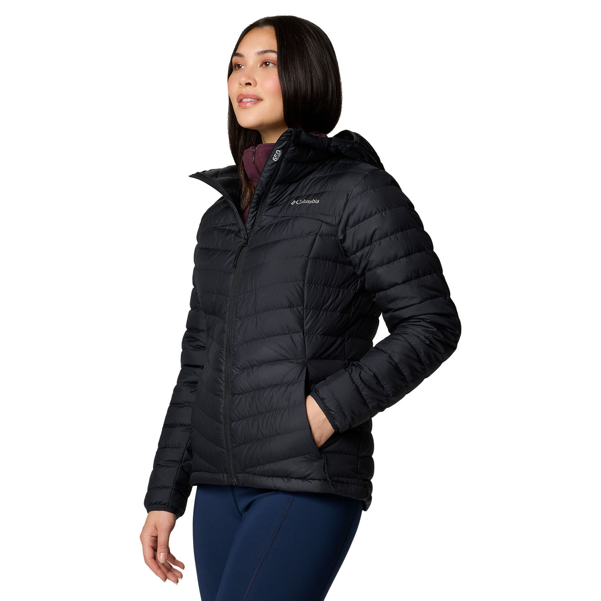 Columbia Women's Westridge Hooded Down Jacket Black / X-Small-Black / Small-Black / Medium-Black / Large-Black / X-Large #- 53 Degrees North