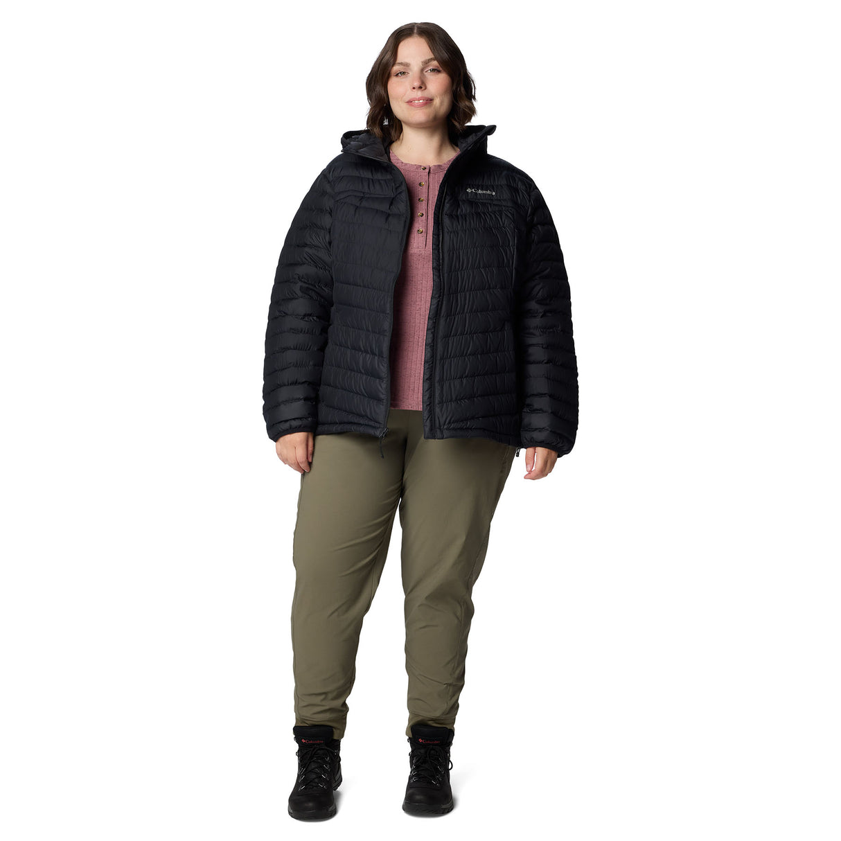 Columbia Women's Westridge Hooded Down Jacket Black / X-Small-Black / Small-Black / Medium-Black / Large-Black / X-Large #- 53 Degrees North