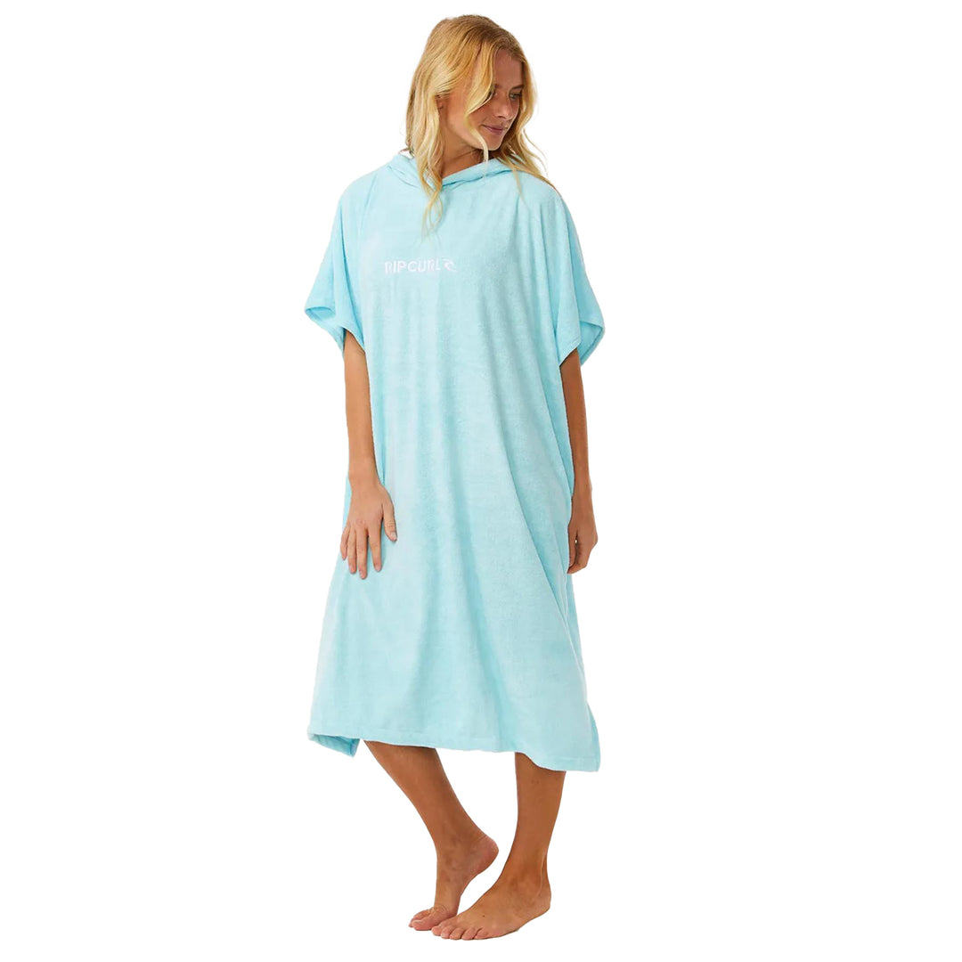 Women's Classic Surf Hooded Towel #color_sky-blue