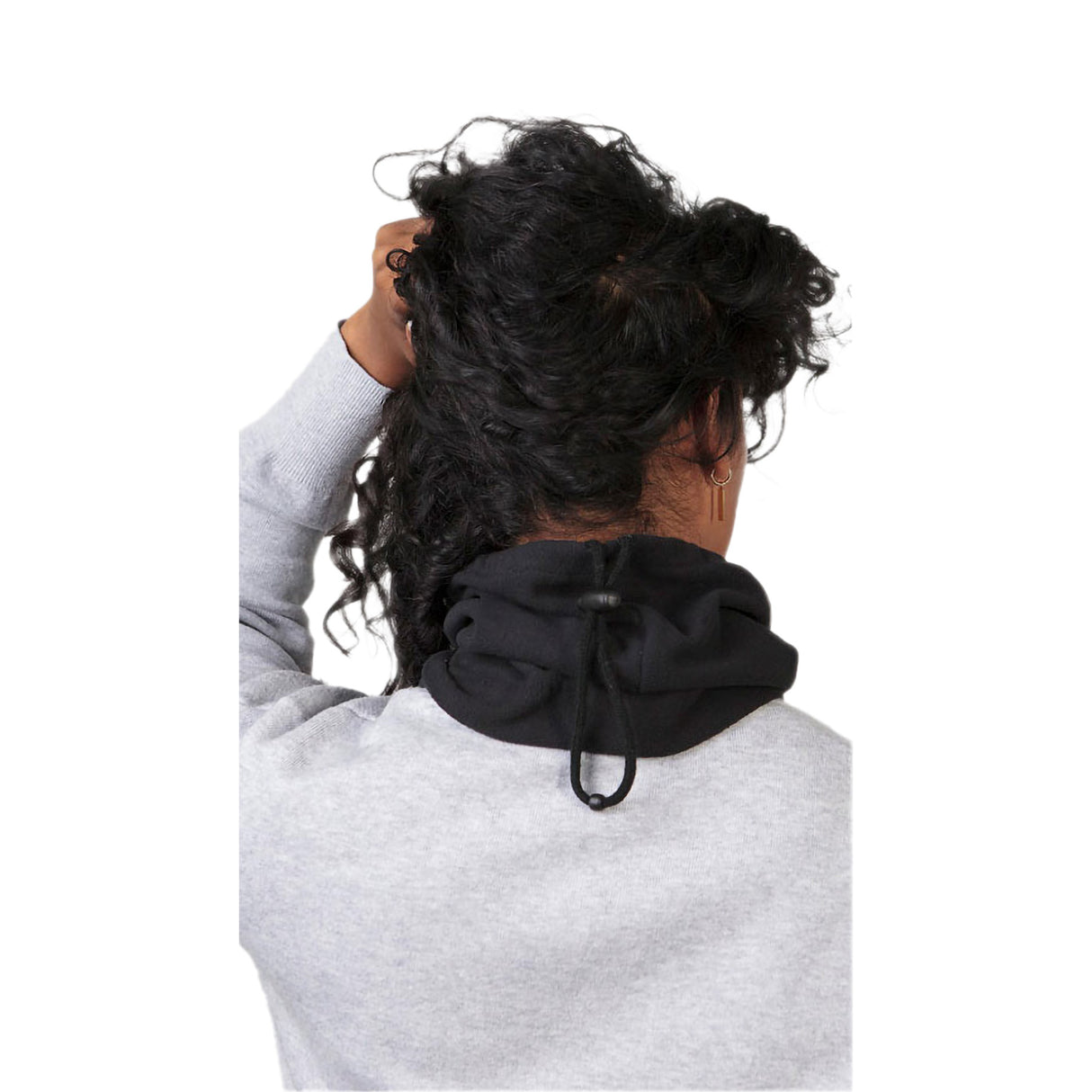 Barts Fleece Col Neck Gaiter Black-Heather Grey-Navy #- 53 Degrees North