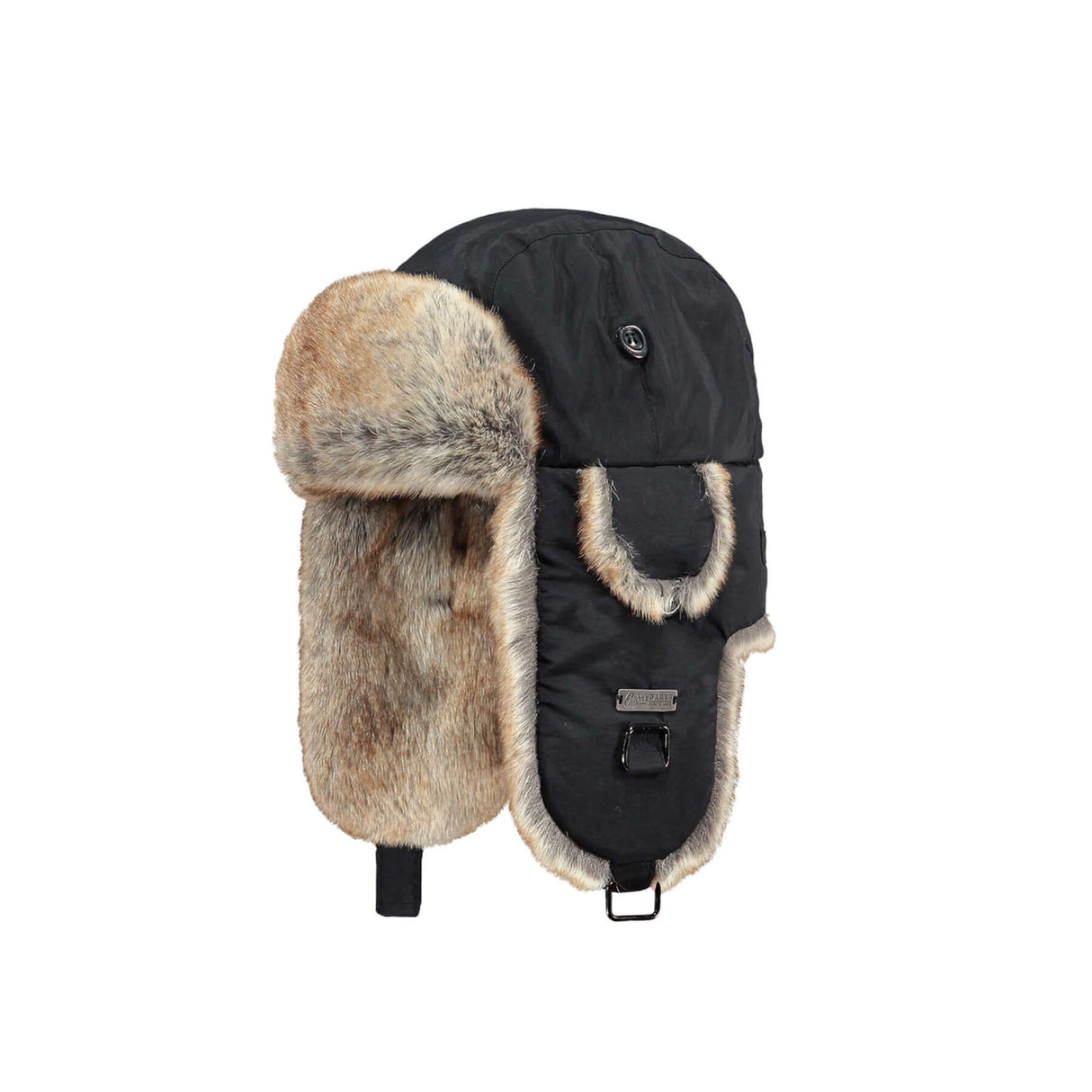 Barts Kamikaze Bomber Hat Grey Herringbone-Black #- 53 Degrees North