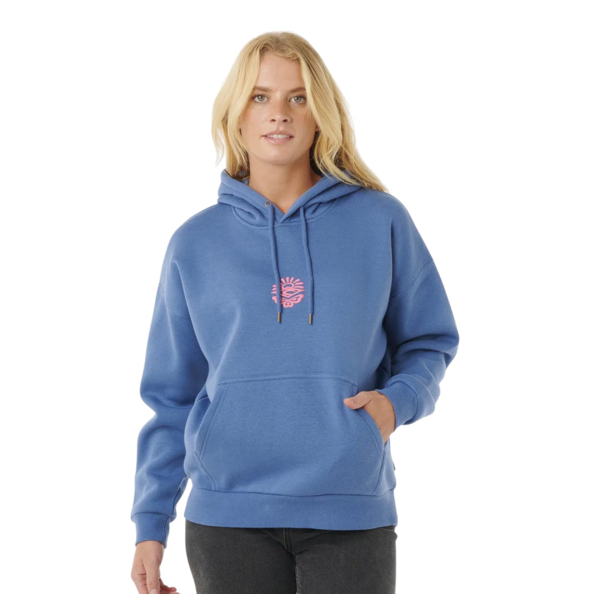 Ripcurl Women's Icons Of Surf Heritage Hoodie Moonlight Blue / X-Small-Moonlight Blue / Small-Moonlight Blue / Medium-Moonlight Blue / Large-Moonlight Blue / X-Large - 53 Degrees North