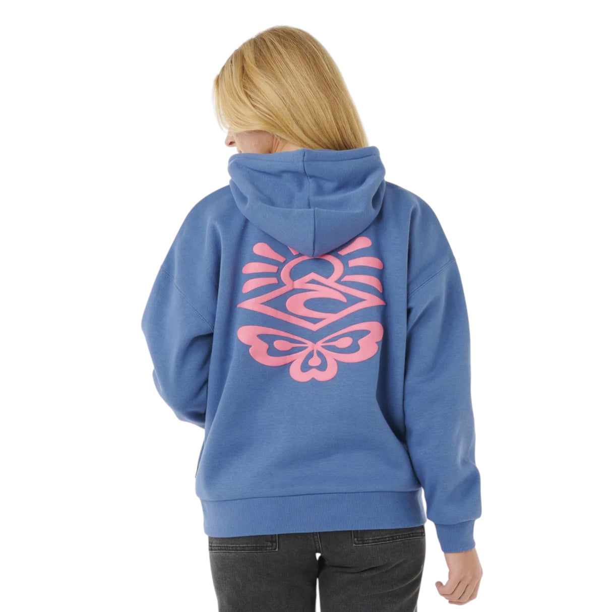 Ripcurl Women's Icons Of Surf Heritage Hoodie Moonlight Blue / X-Small-Moonlight Blue / Small-Moonlight Blue / Medium-Moonlight Blue / Large-Moonlight Blue / X-Large - 53 Degrees North