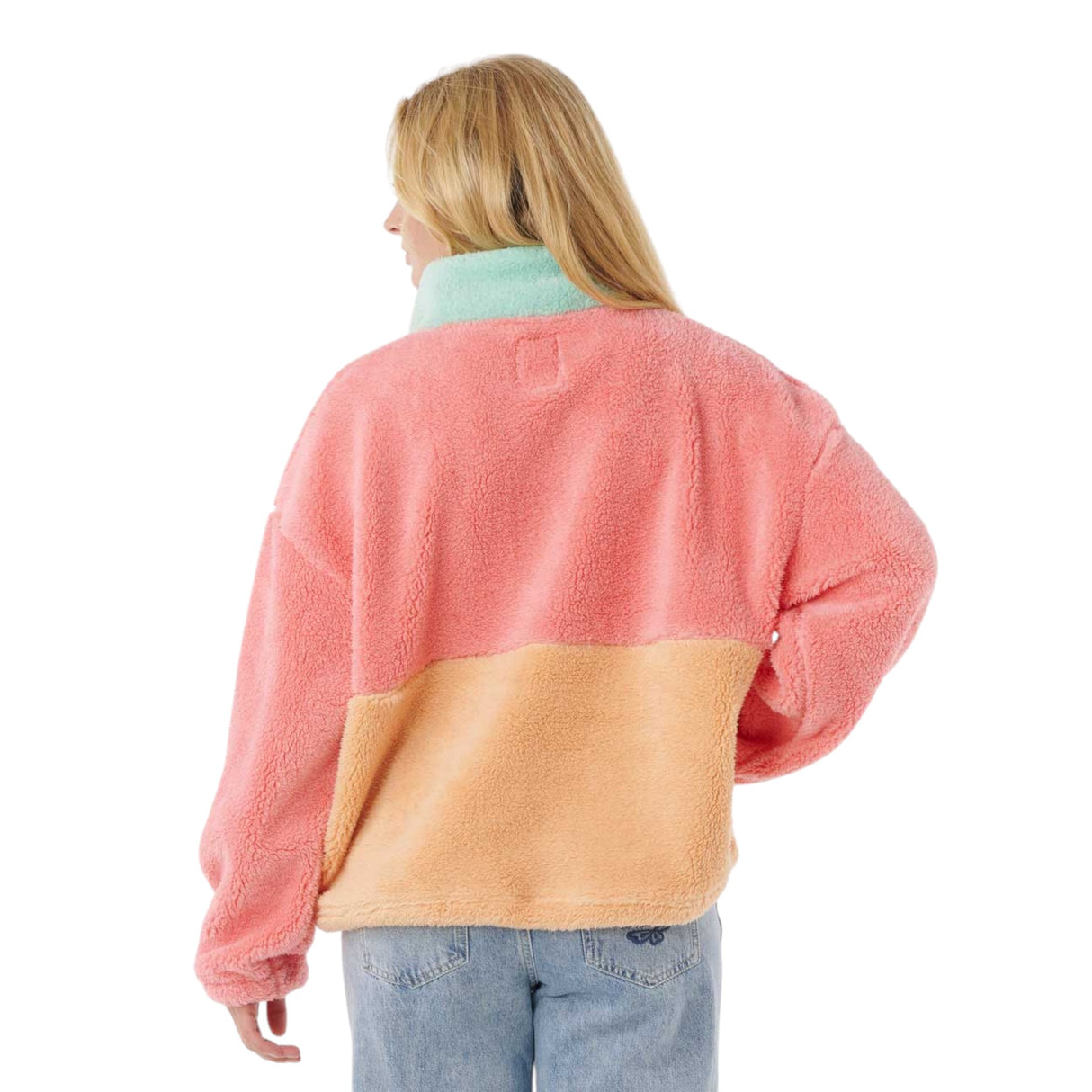 Ripcurl Women's Block Party Polar Fleece Pink / X-Small-Pink / Small-Pink / Medium-Pink / Large-Pink / X-Large - 53 Degrees North
