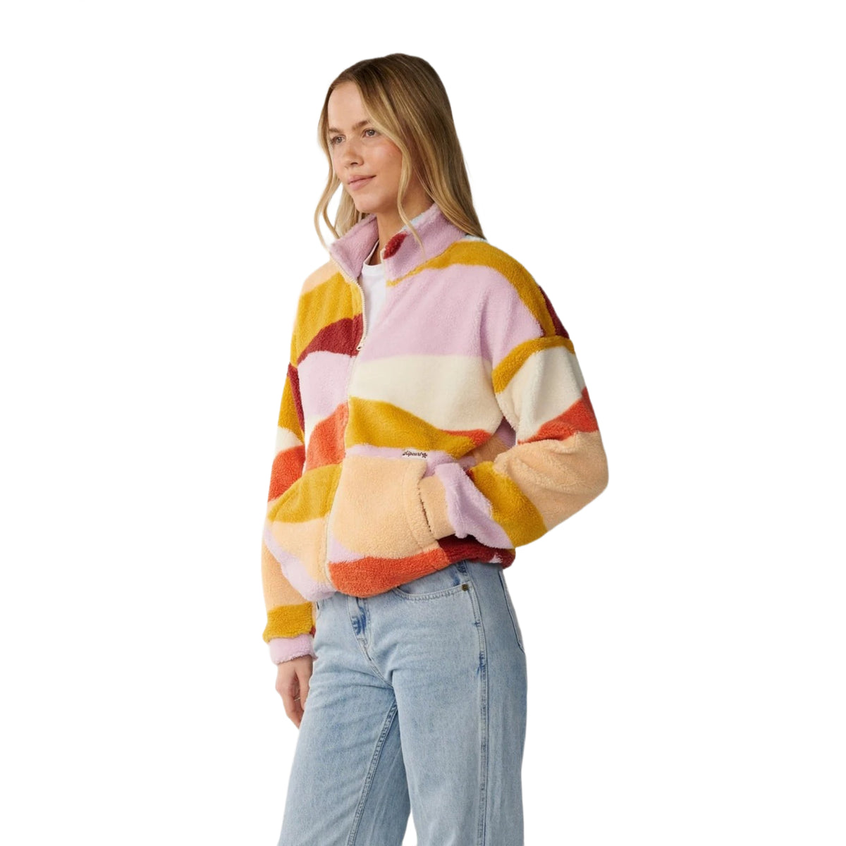 Women's Retro Swell Standard Zip Through Polar Fleece