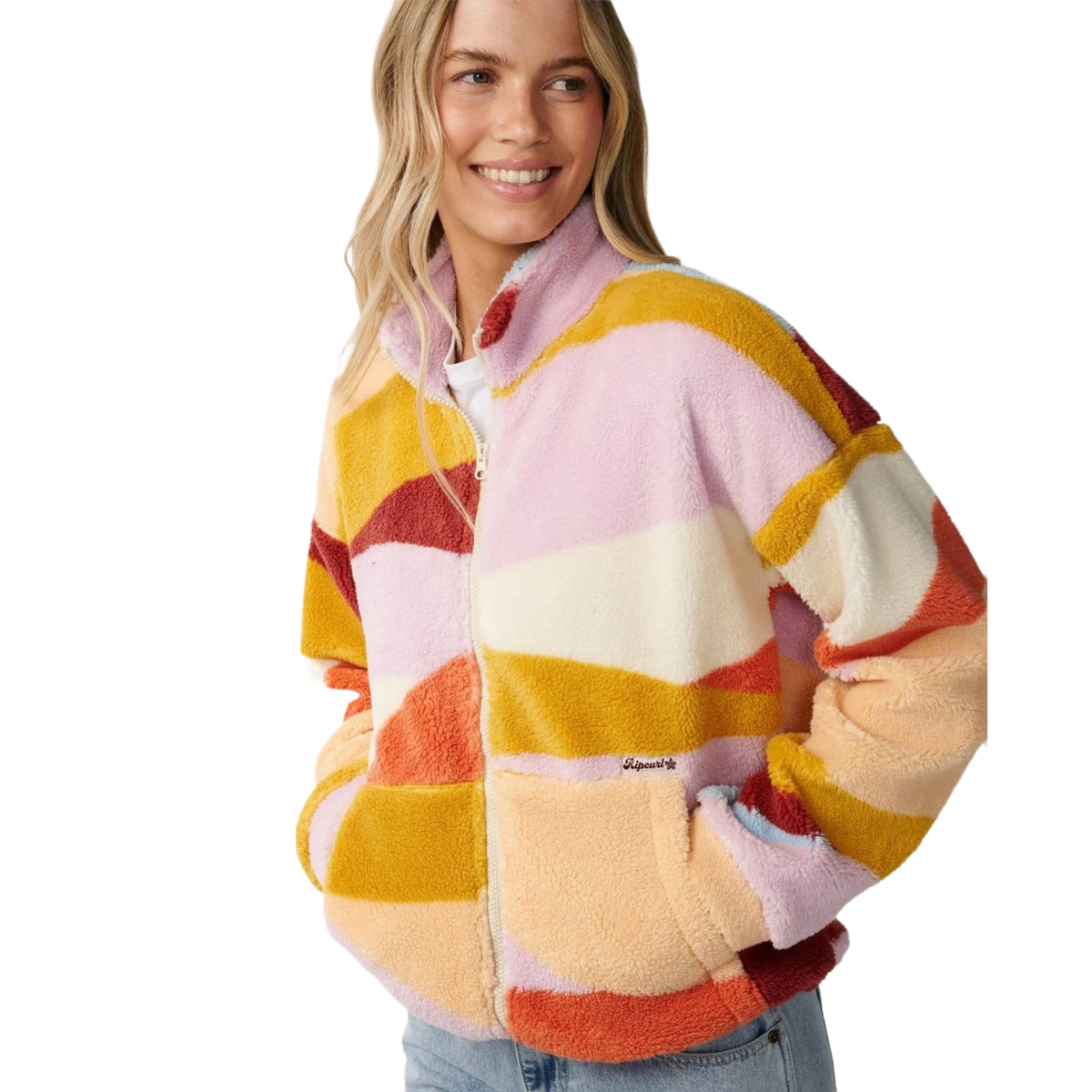 Women's Retro Swell Standard Zip Through Polar Fleece