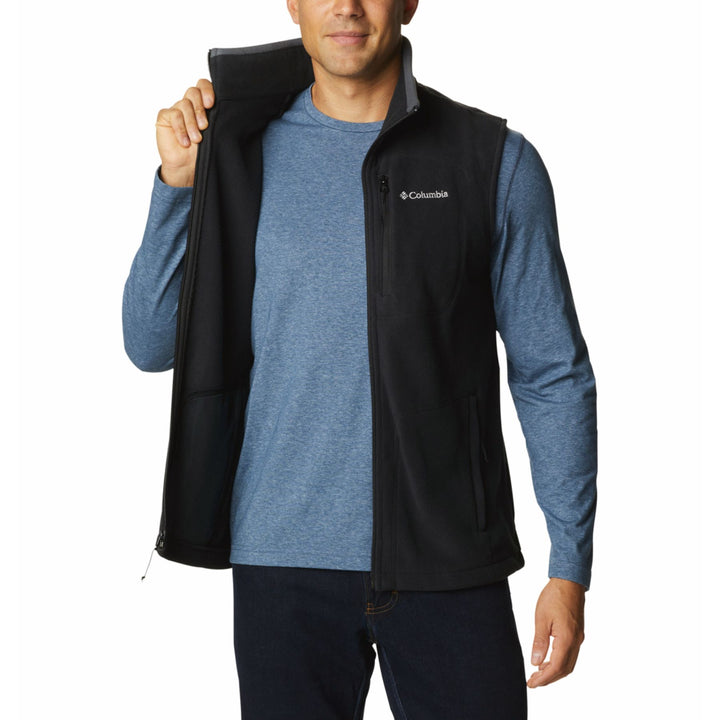 Columbia Men's Fast Trek Fleece Vest #color-black