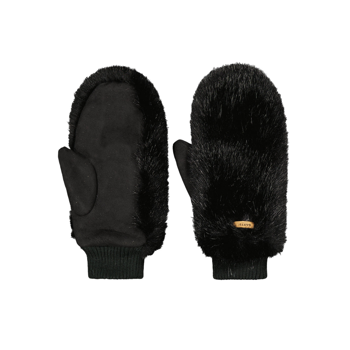 Barts Fur Mitts Print Brown-Black #- 53 Degrees North