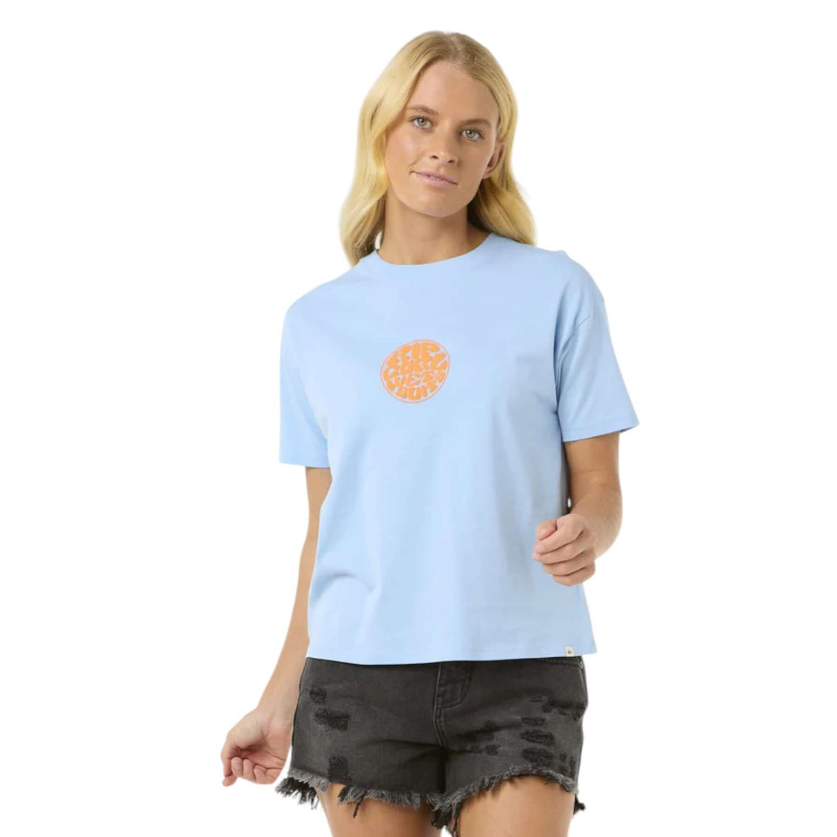 Ripcurl Women's Icons Of Surf Relaxed T-Shirt Hibiscus Red / X-Small-Hibiscus Red / Small-Hibiscus Red / Medium-Hibiscus Red / Large-Hibiscus Red / X-Large - 53 Degrees North