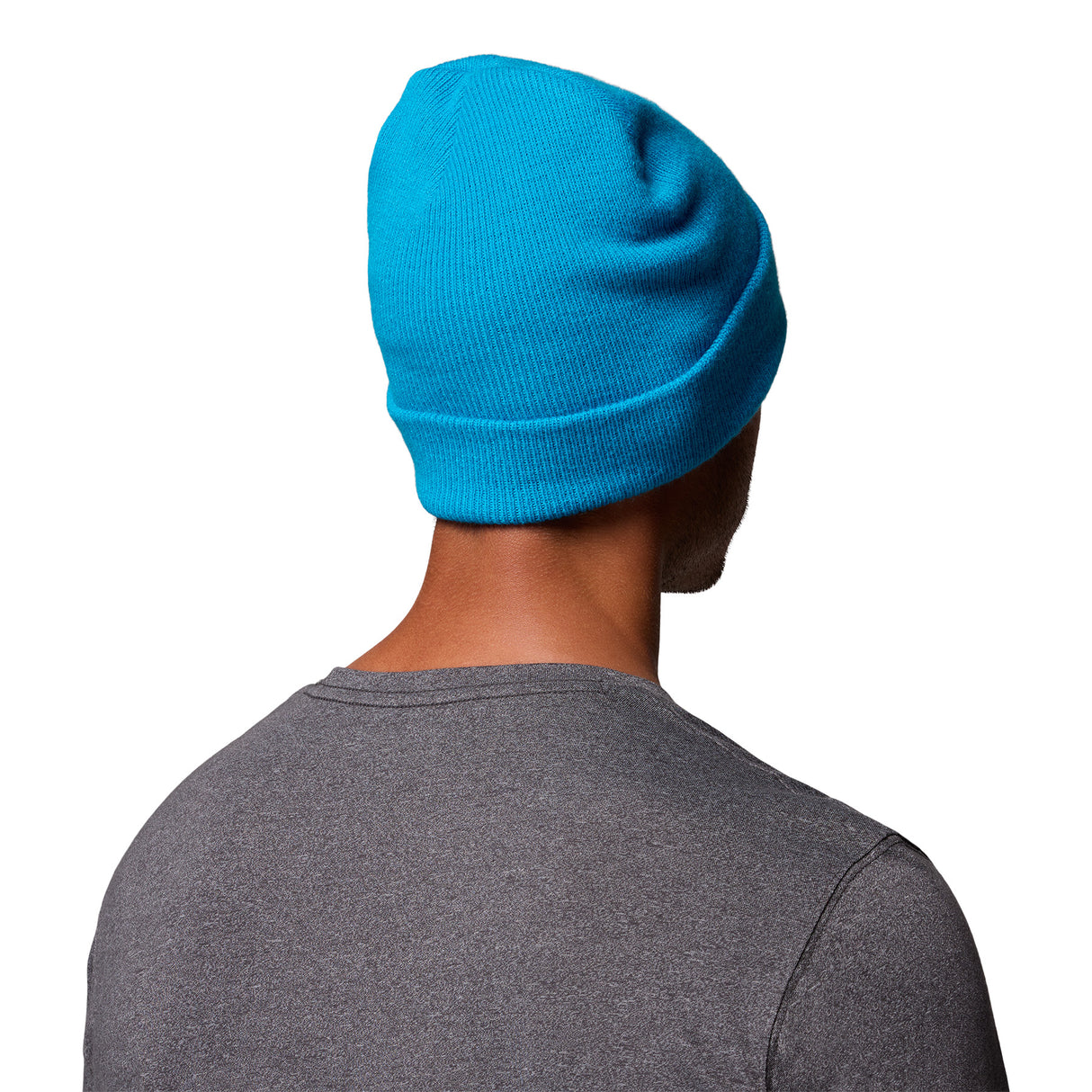 Columbia City Trek Heavyweight Beanie Dark Stone-Everblue-Shale Purple-Neon Light-Compass Blue/Icons #- 53 Degrees North