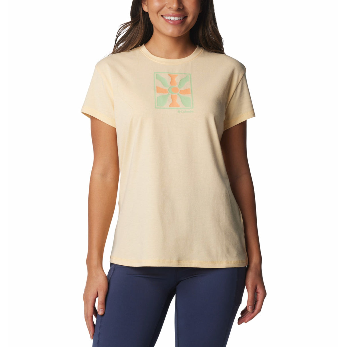 Columbia Women's Sun Trek Graphic T-Shirt Sunkissed/Wavy Rays / X-Small-Sunkissed/Wavy Rays / Small-Sunkissed/Wavy Rays / Medium-Sunkissed/Wavy Rays / Large-Sunkissed/Wavy Rays / X-Large #- 53 Degrees North