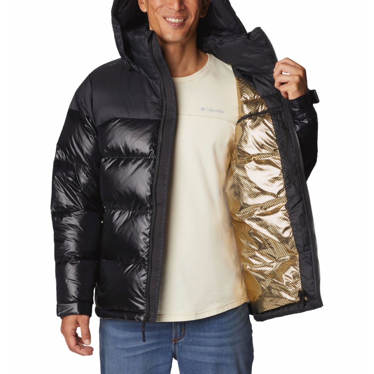 Columbia Men's Bulo Point II Down Jacket Black / Small-Black / Medium-Black / Large-Black / X-Large-Black / XX-Large #- 53 Degrees North