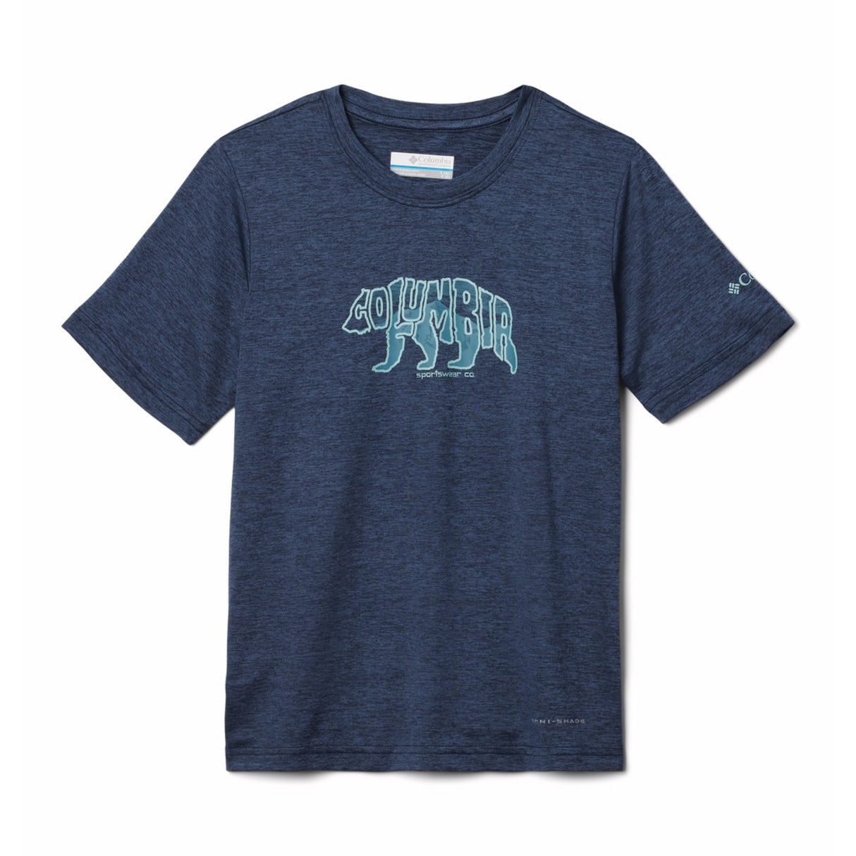 Columbia Kids' Mount Echo Graphic T-Shirt Collegiate Navy/Bearly Stroll / Age 5-6-Collegiate Navy/Bearly Stroll / Age 7-8-Collegiate Navy/Bearly Stroll / Age 9-10-Collegiate Navy/Bearly Stroll / Age 11-12-Collegiate Navy/Bearly Stroll / Age 13-14 #- 53 Degrees North