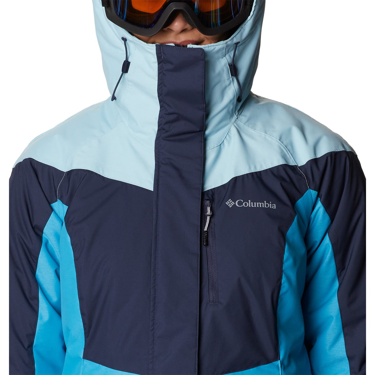 Columbia Women's Rosie Run Insulated Jacket Nocturnal/Spring Blue Hthr/Blue Chill / 8-Nocturnal/Spring Blue Hthr/Blue Chill / 10-Nocturnal/Spring Blue Hthr/Blue Chill / 12-Nocturnal/Spring Blue Hthr/Blue Chill / 14-Nocturnal/Spring Blue Hthr/Blue Chill / 16 #- 53 Degrees North