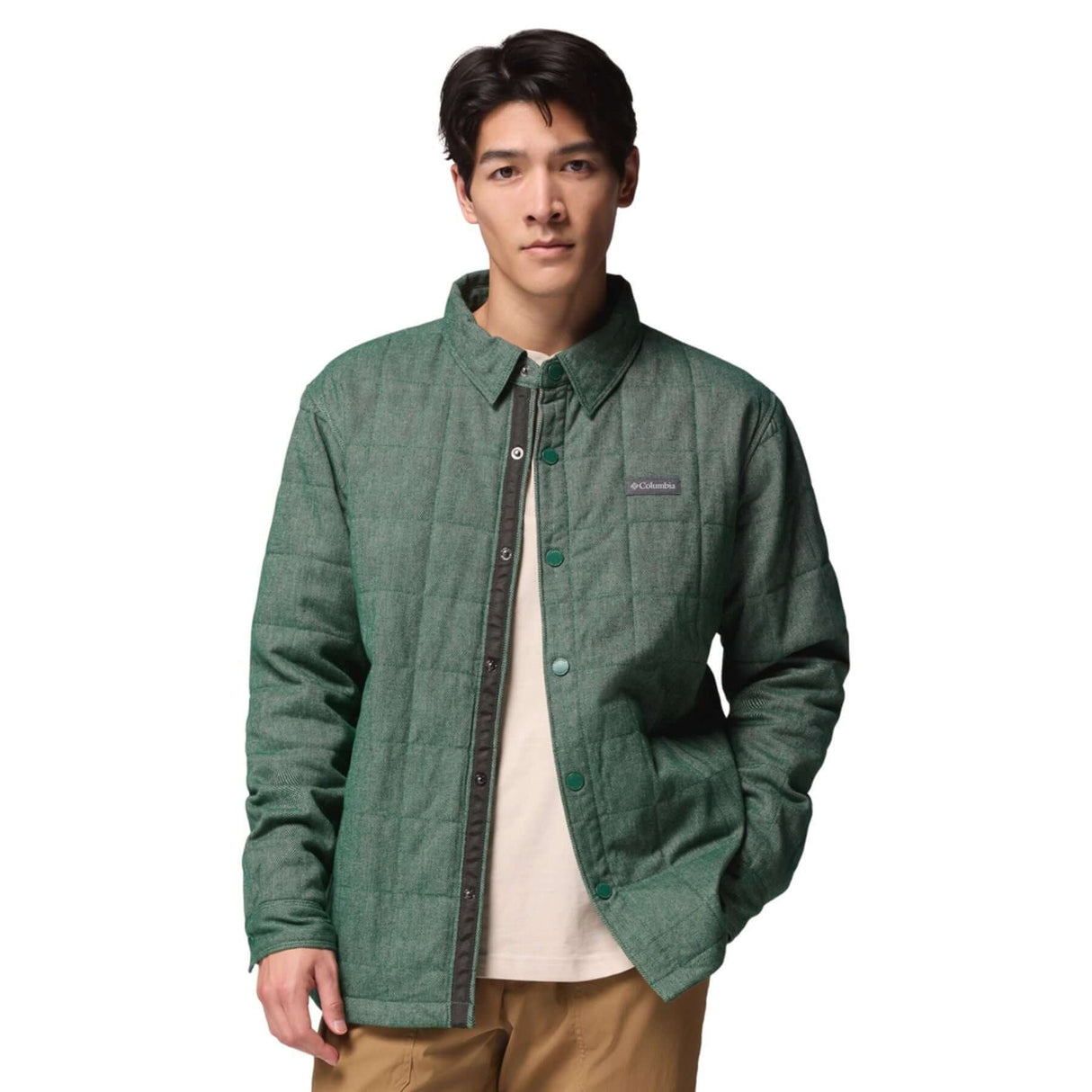 Columbia Men's Landroamer Quilted Shirt Jacket Rain Forest / Small-Rain Forest / Medium-Rain Forest / Large-Rain Forest / X-Large-Rain Forest / XX-Large #- 53 Degrees North