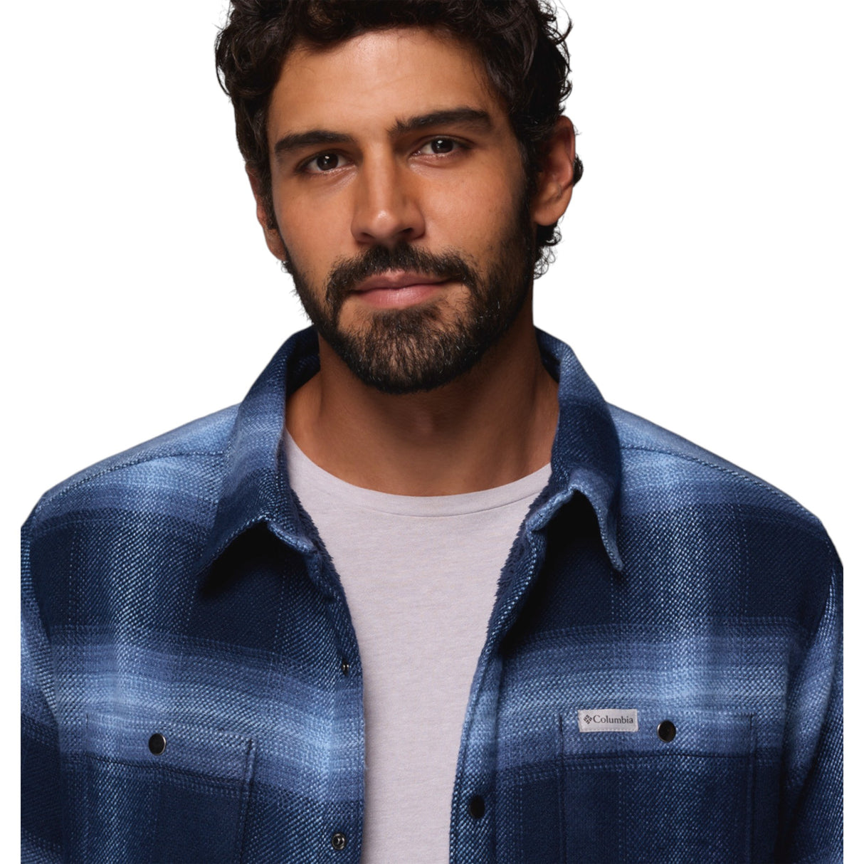 Columbia Men's Windward II Shirt Jacket Collegiate Navy Blurred Ombre / Small-Collegiate Navy Blurred Ombre / Medium-Collegiate Navy Blurred Ombre / Large-Collegiate Navy Blurred Ombre / X-Large-Collegiate Navy Blurred Ombre / XX-Large #- 53 Degrees North