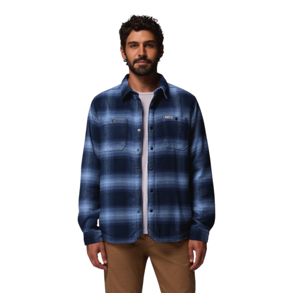 Columbia Men's Windward II Shirt Jacket Collegiate Navy Blurred Ombre / Small-Collegiate Navy Blurred Ombre / Medium-Collegiate Navy Blurred Ombre / Large-Collegiate Navy Blurred Ombre / X-Large-Collegiate Navy Blurred Ombre / XX-Large #- 53 Degrees North
