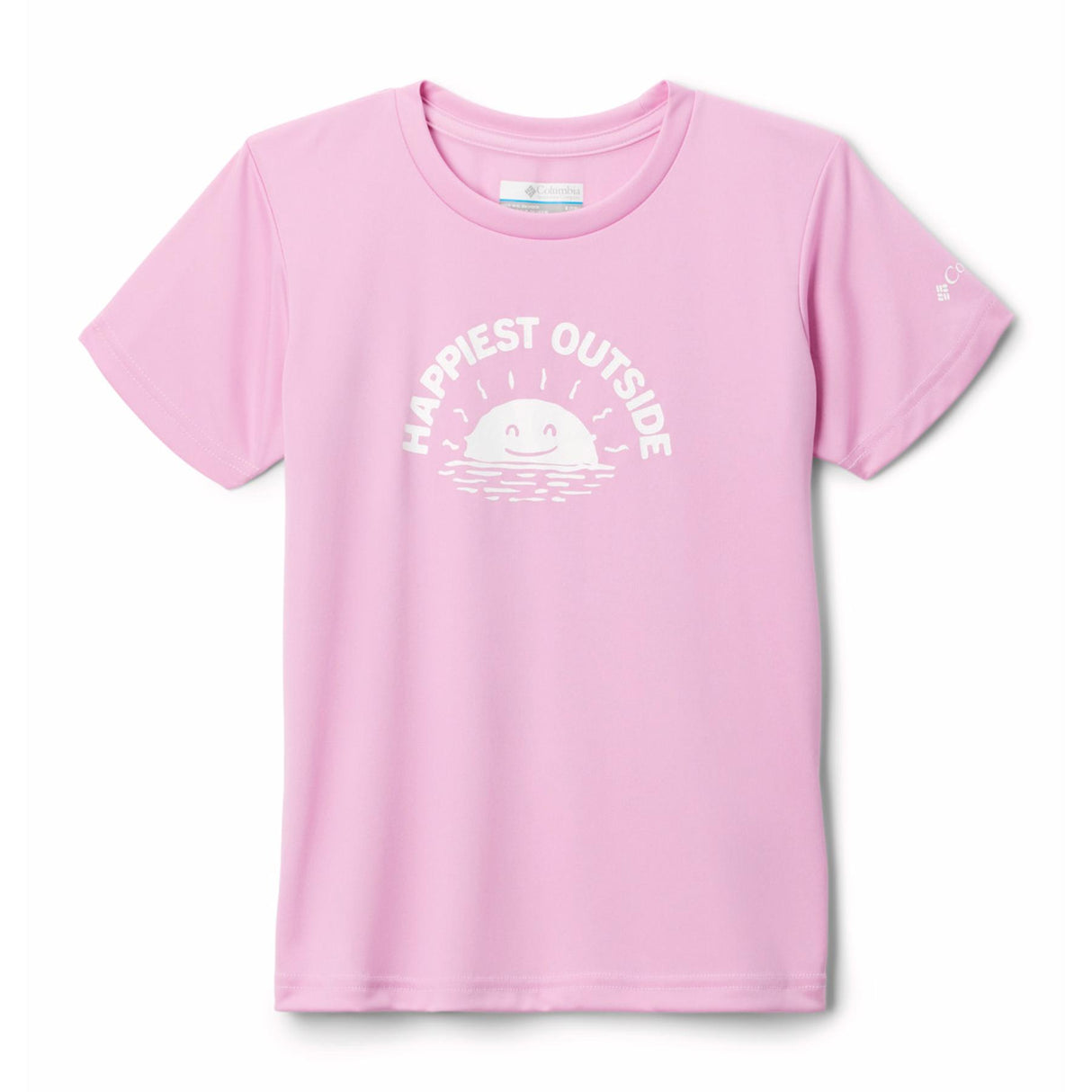 Columbia Kids' Fork Stream Graphic T-Shirt Cosmos/Happy Camper / Age 5-6-Cosmos/Happy Camper / Age 7-8-Cosmos/Happy Camper / Age 9-10-Cosmos/Happy Camper / Age 11-12-Cosmos/Happy Camper / Age 13-14 #- 53 Degrees North