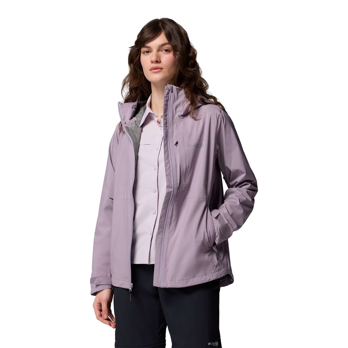 Columbia Women's Ampli-Dry II Waterproof Hiking Shell Jacket Shale Purple / X-Small-Shale Purple / Small-Shale Purple / Medium-Shale Purple / Large-Shale Purple / X-Large #- 53 Degrees North